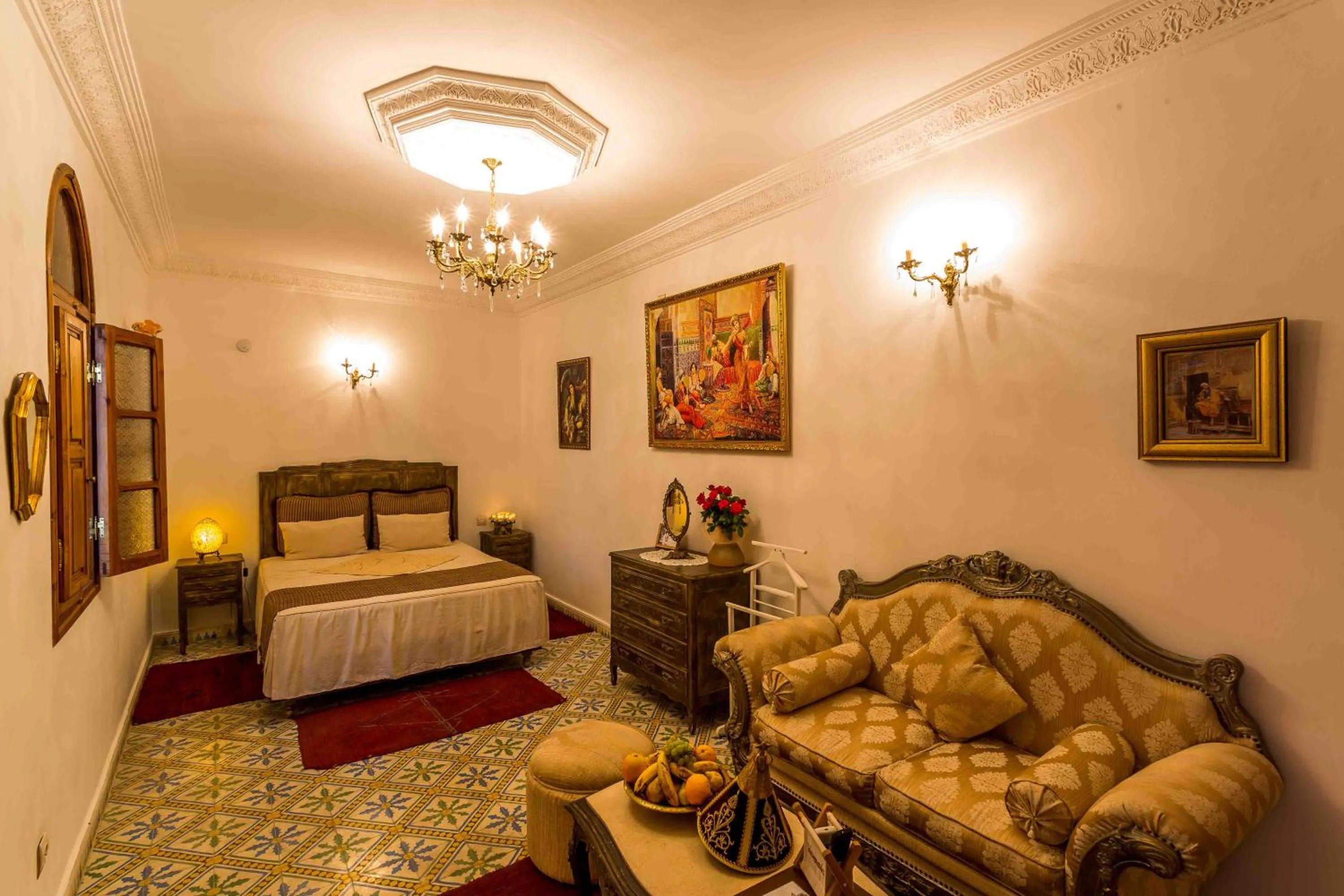 Photo of the whole room, Bed in Riad Mouna