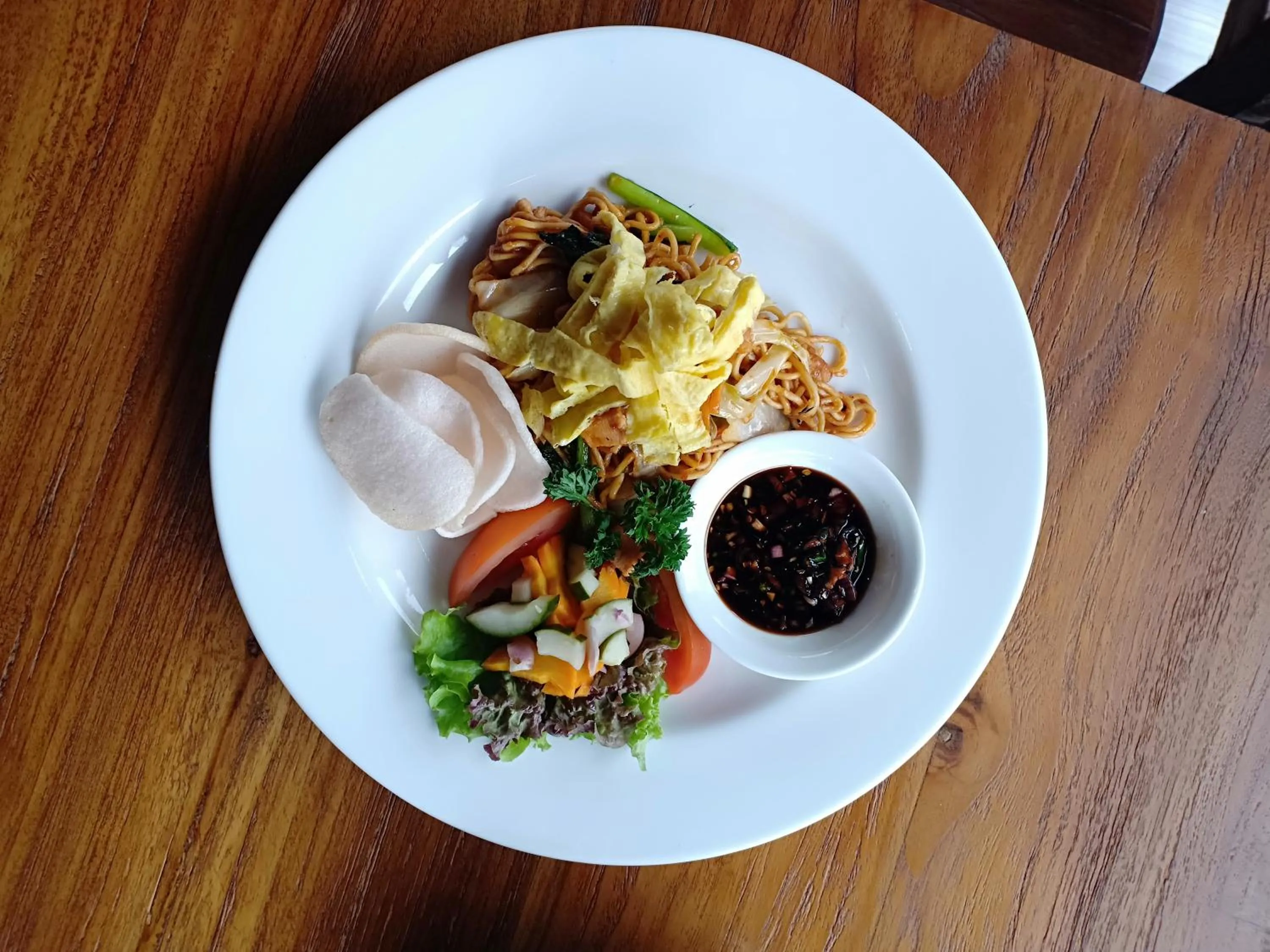 Asian breakfast in Batu Agung Villa Ubud