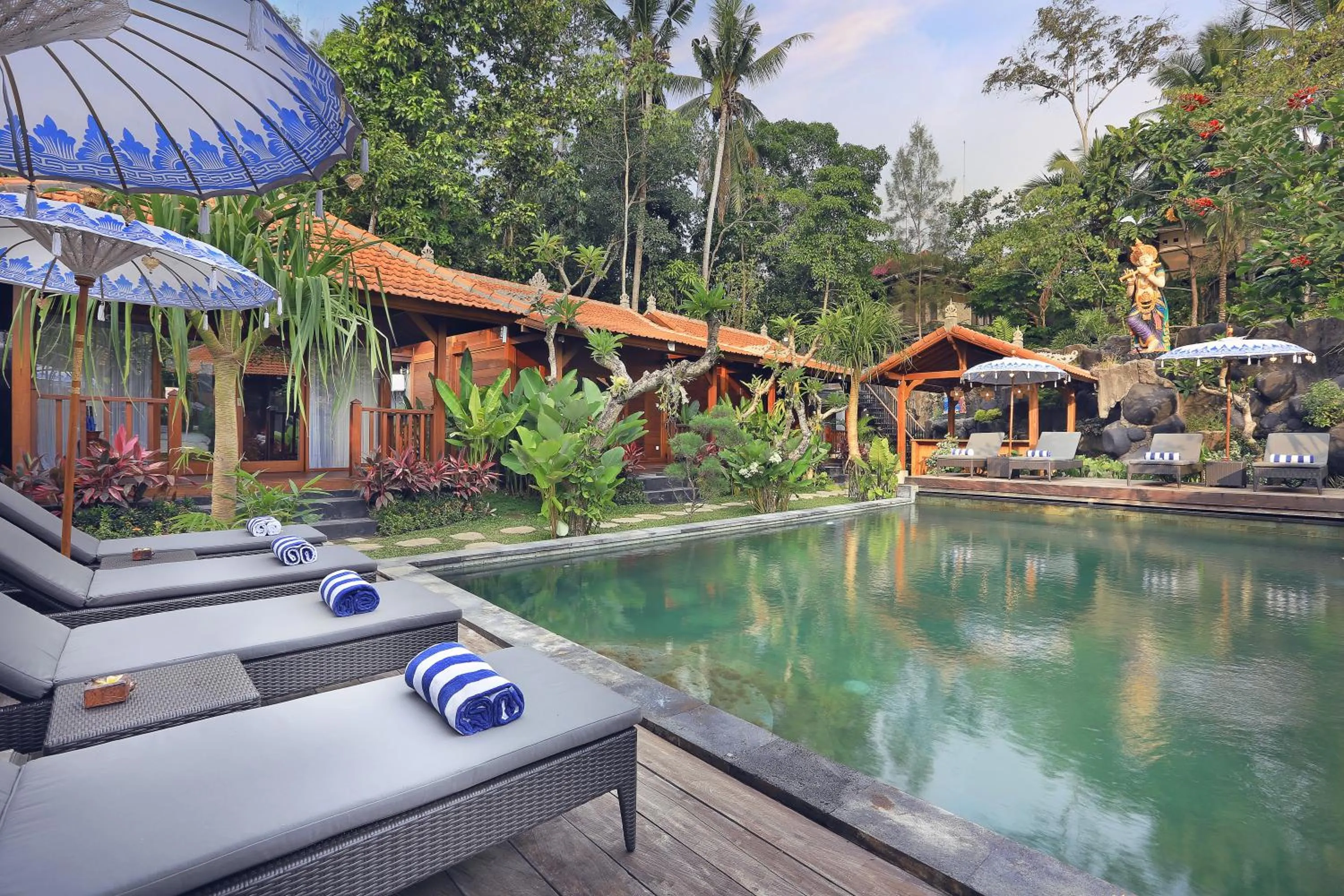 Swimming pool in Batu Agung Villa Ubud