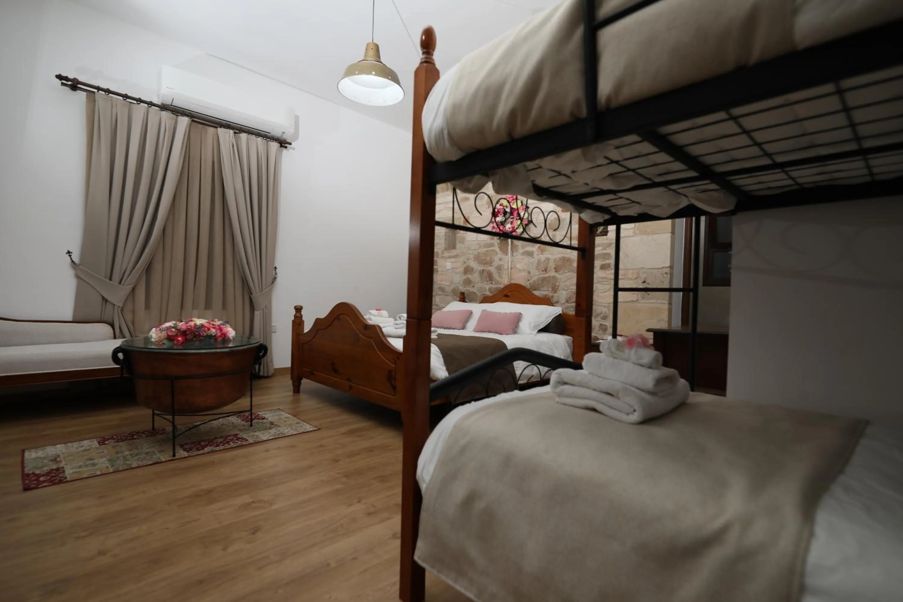 Bed in Hanna Koumi Boutique Hotel