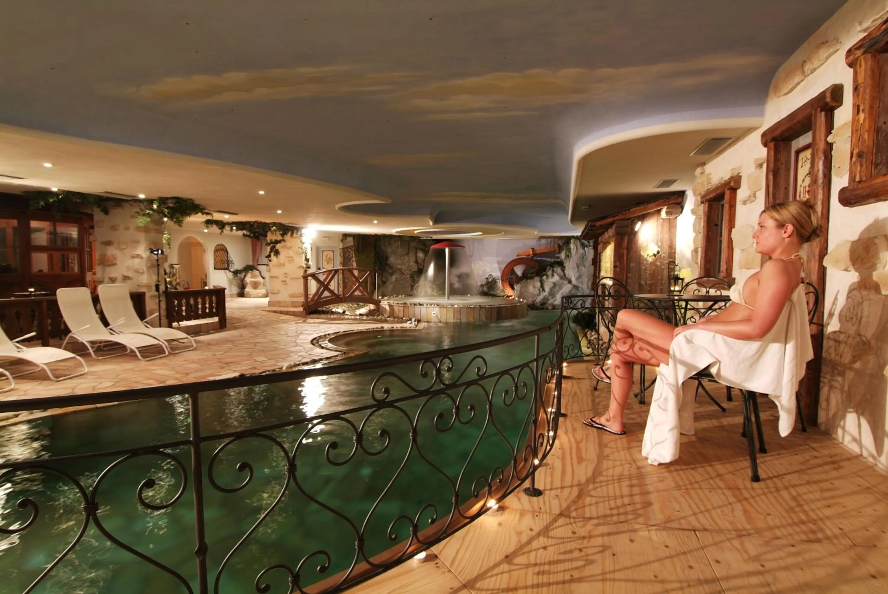 Pool view in Hotel Malder