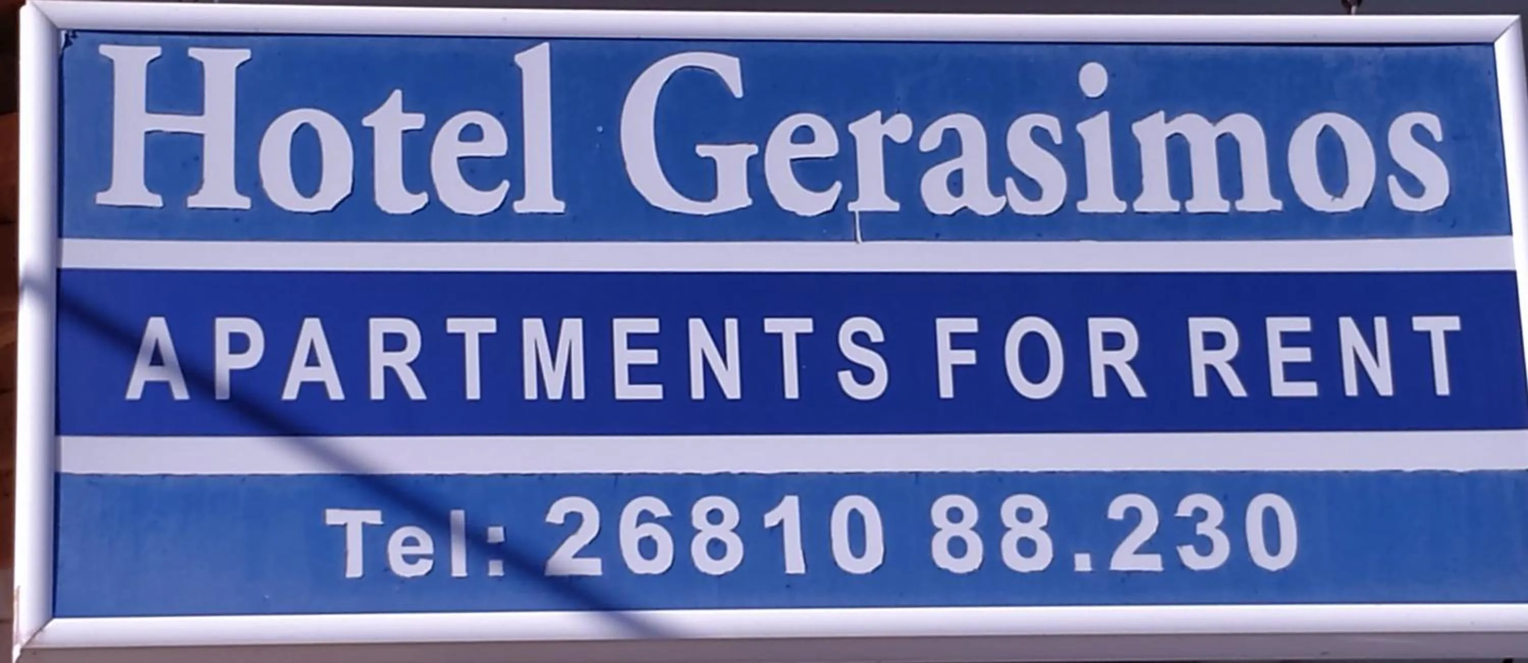 Property logo or sign in Gerasimos