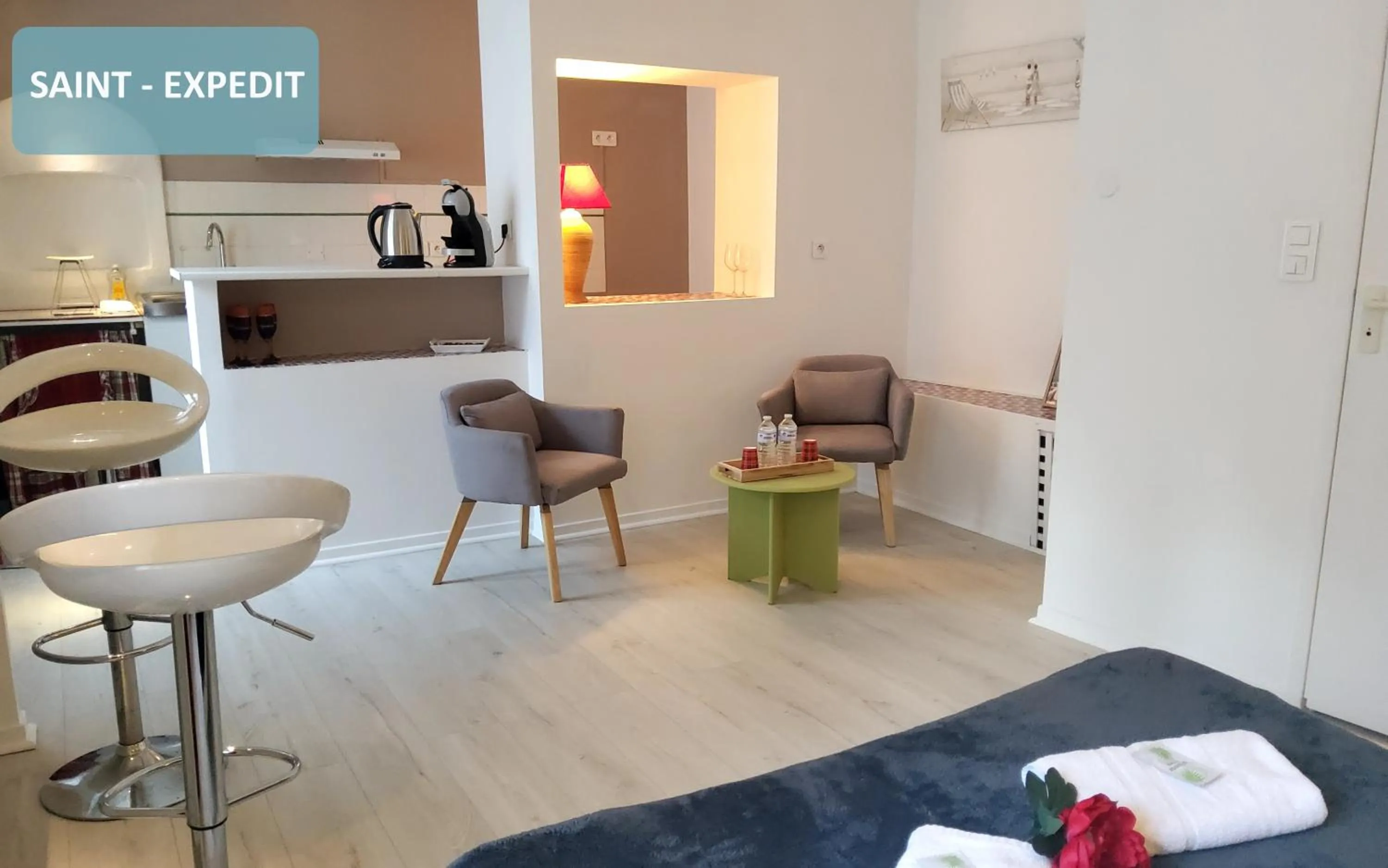 minibar, Bed in la Résidence Berceau de Bernadette - Bernadette's cradle - Near Bernadette'House