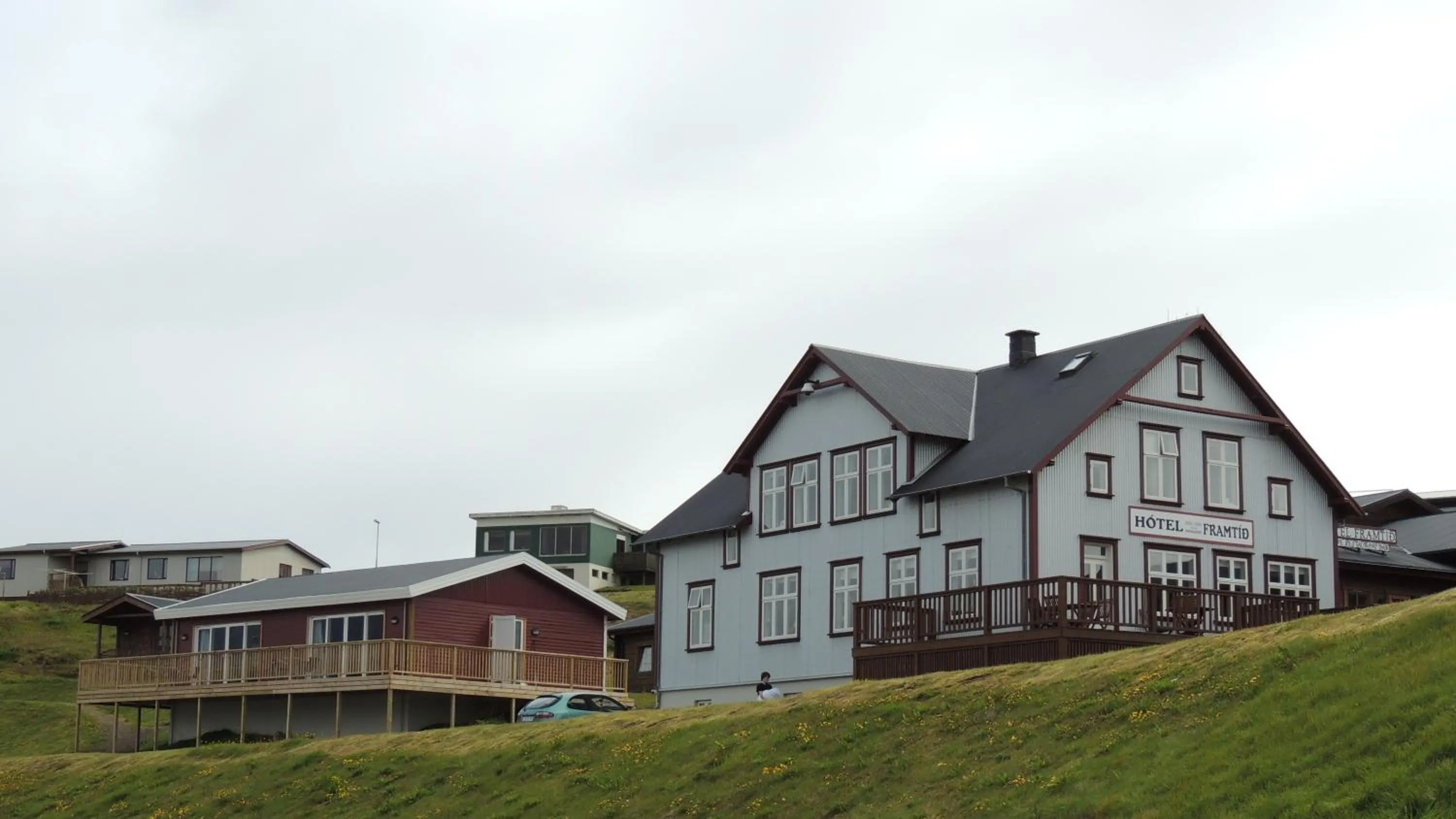 Facade/entrance in Hotel Framtid