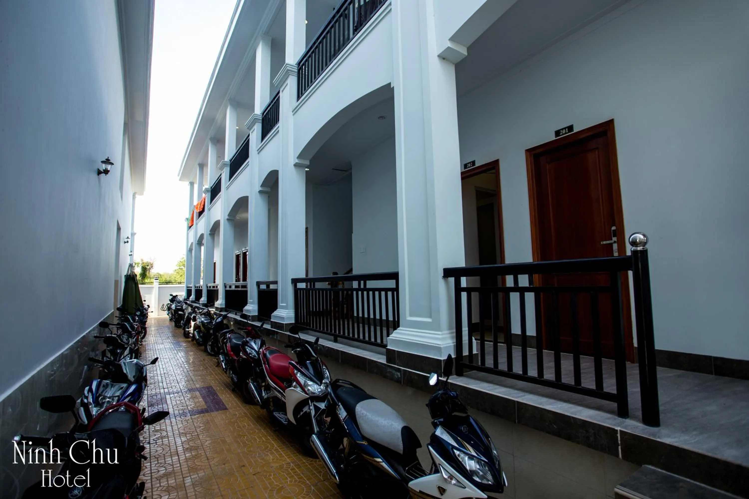 Parking in Ninh Chu 2 Hotel