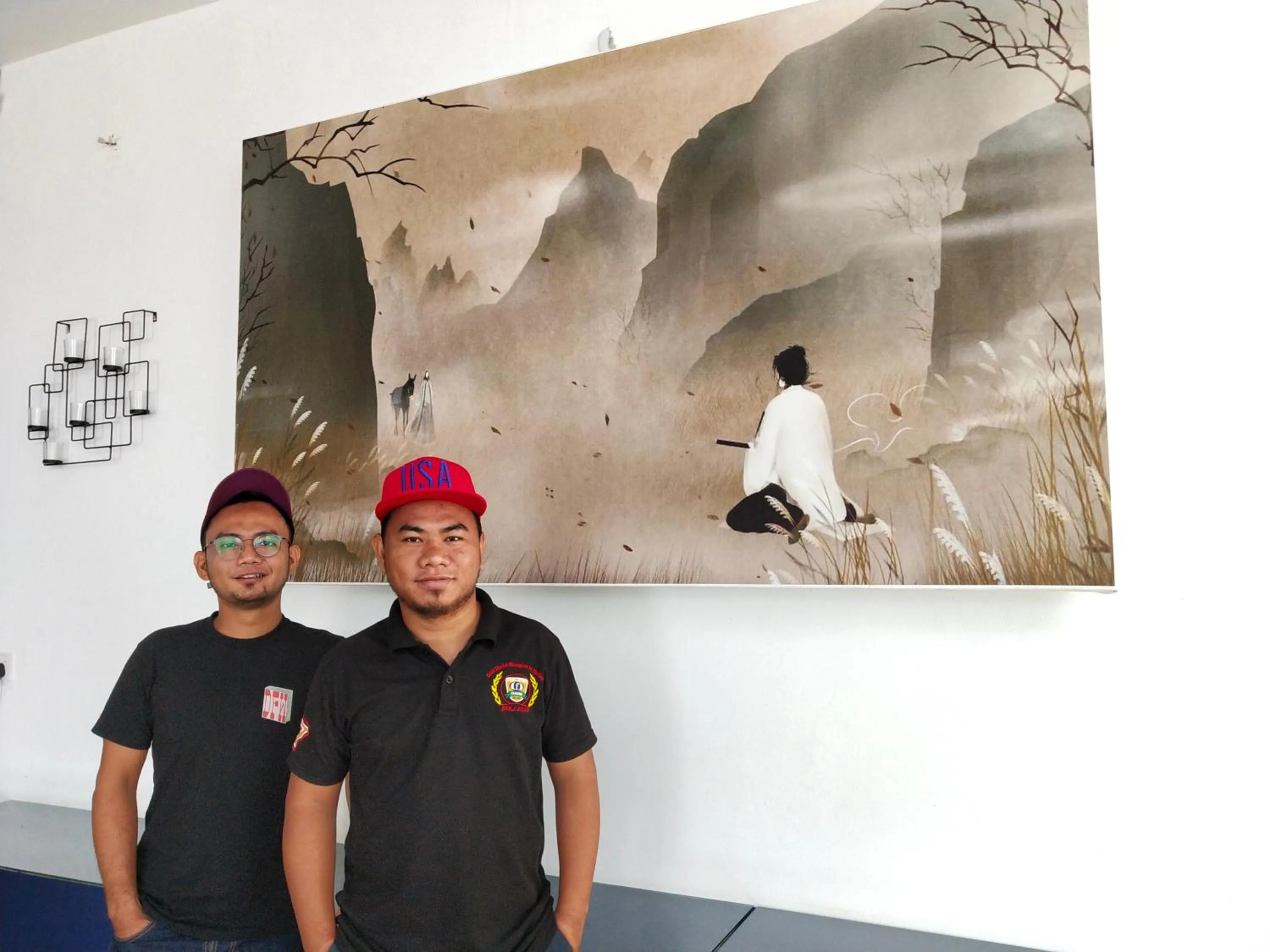 Guests in Beds In Garden Hostel