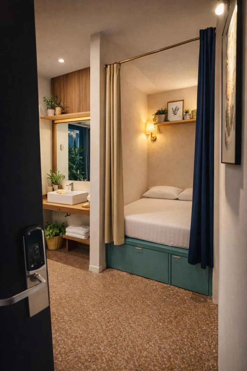 Bed in Beds In Garden Hostel