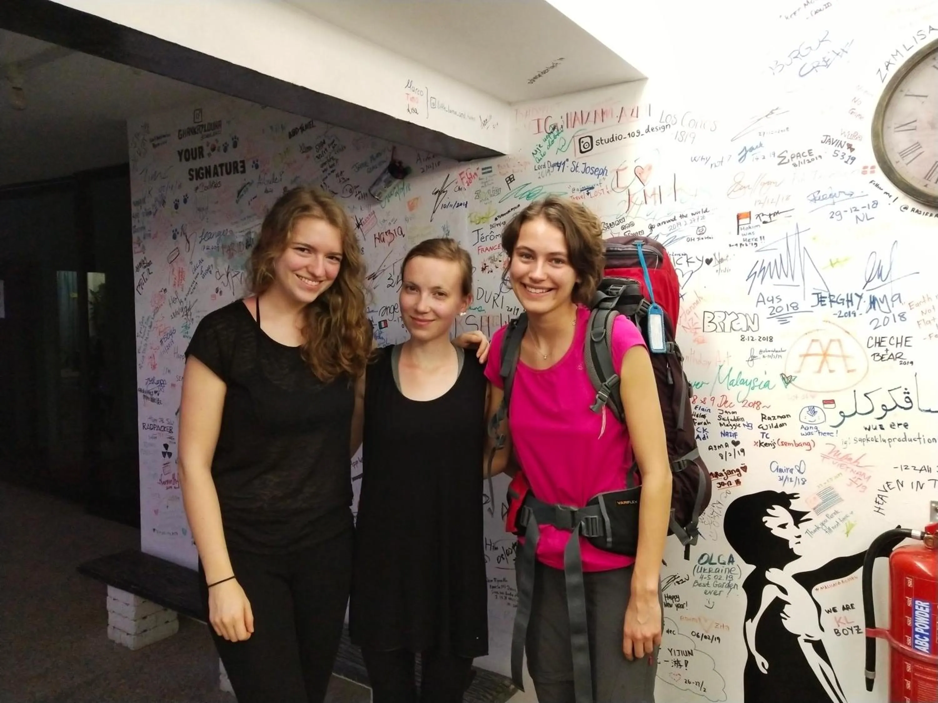 Guests in Beds In Garden Hostel