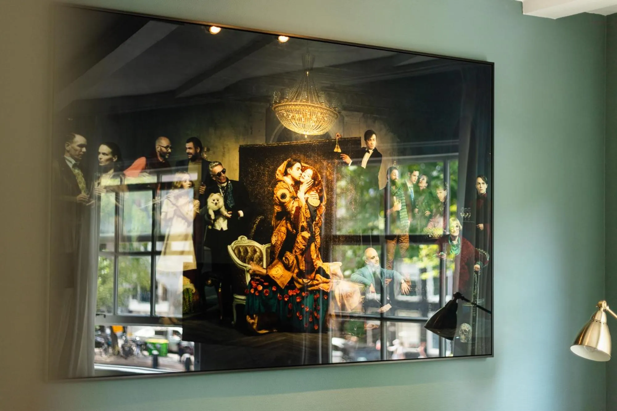 Decorative detail in Canal Wow Suites Amsterdam