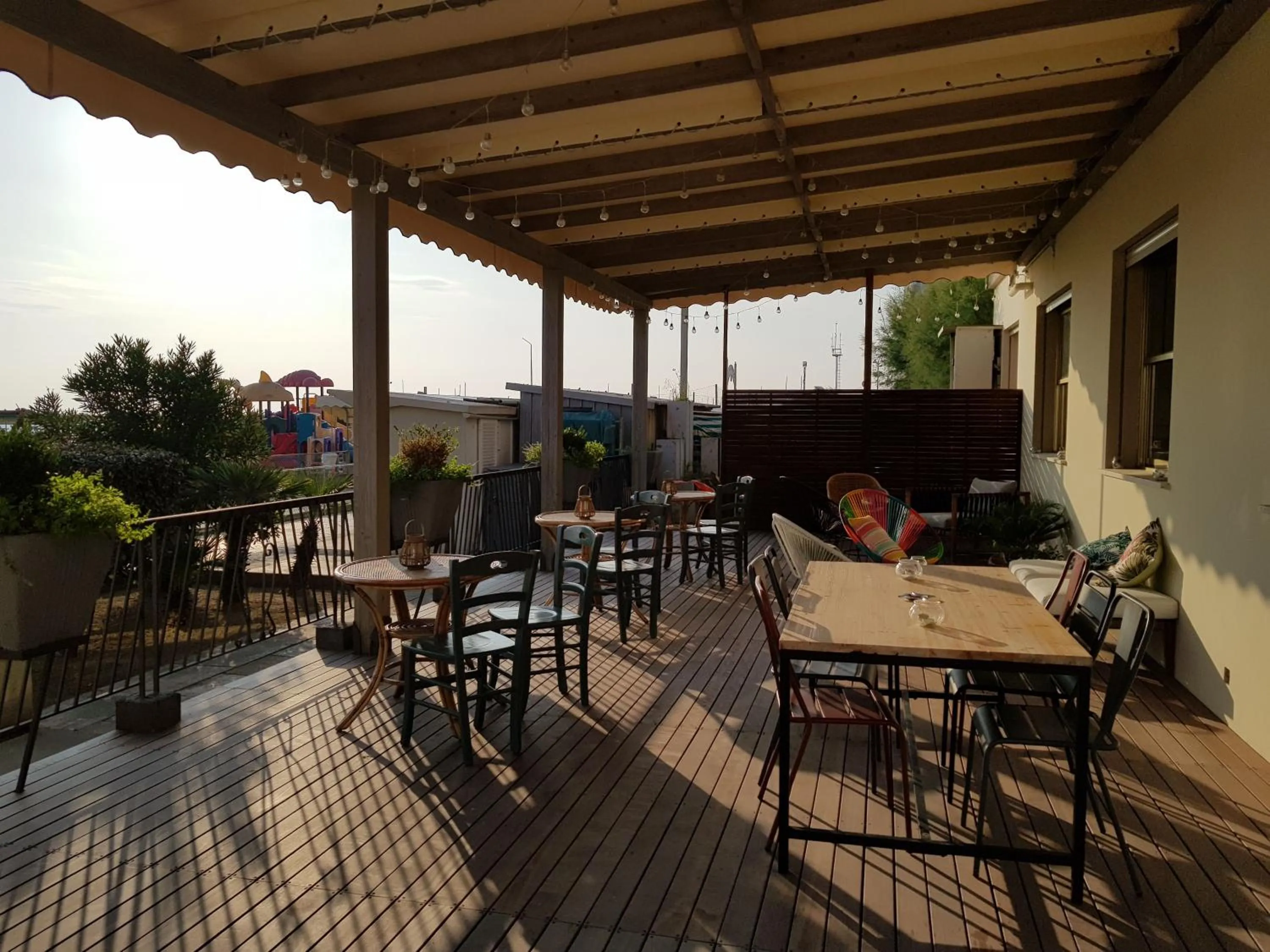 Balcony/Terrace in Albergo Aquila