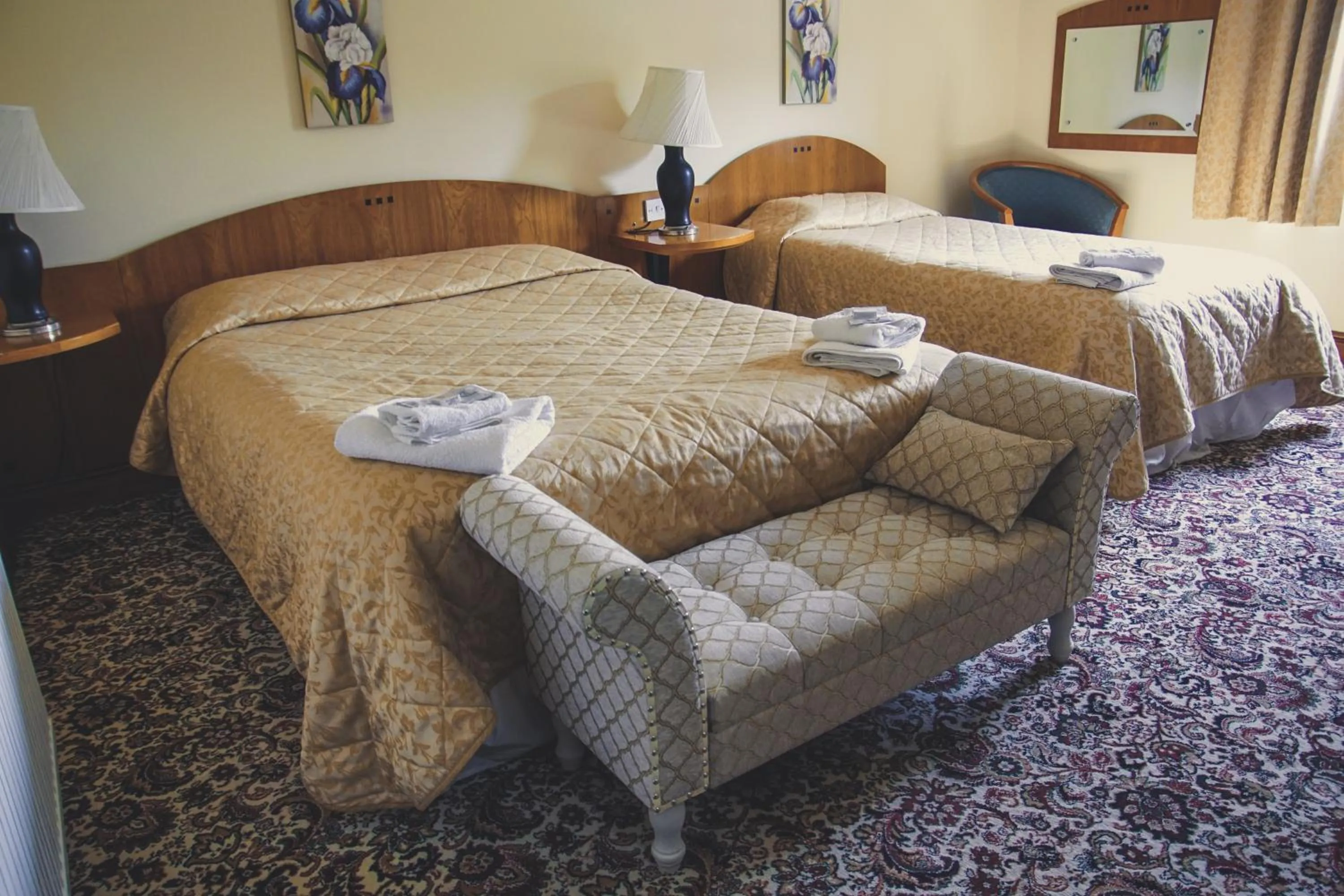 Bed in Abbey Grange Hotel