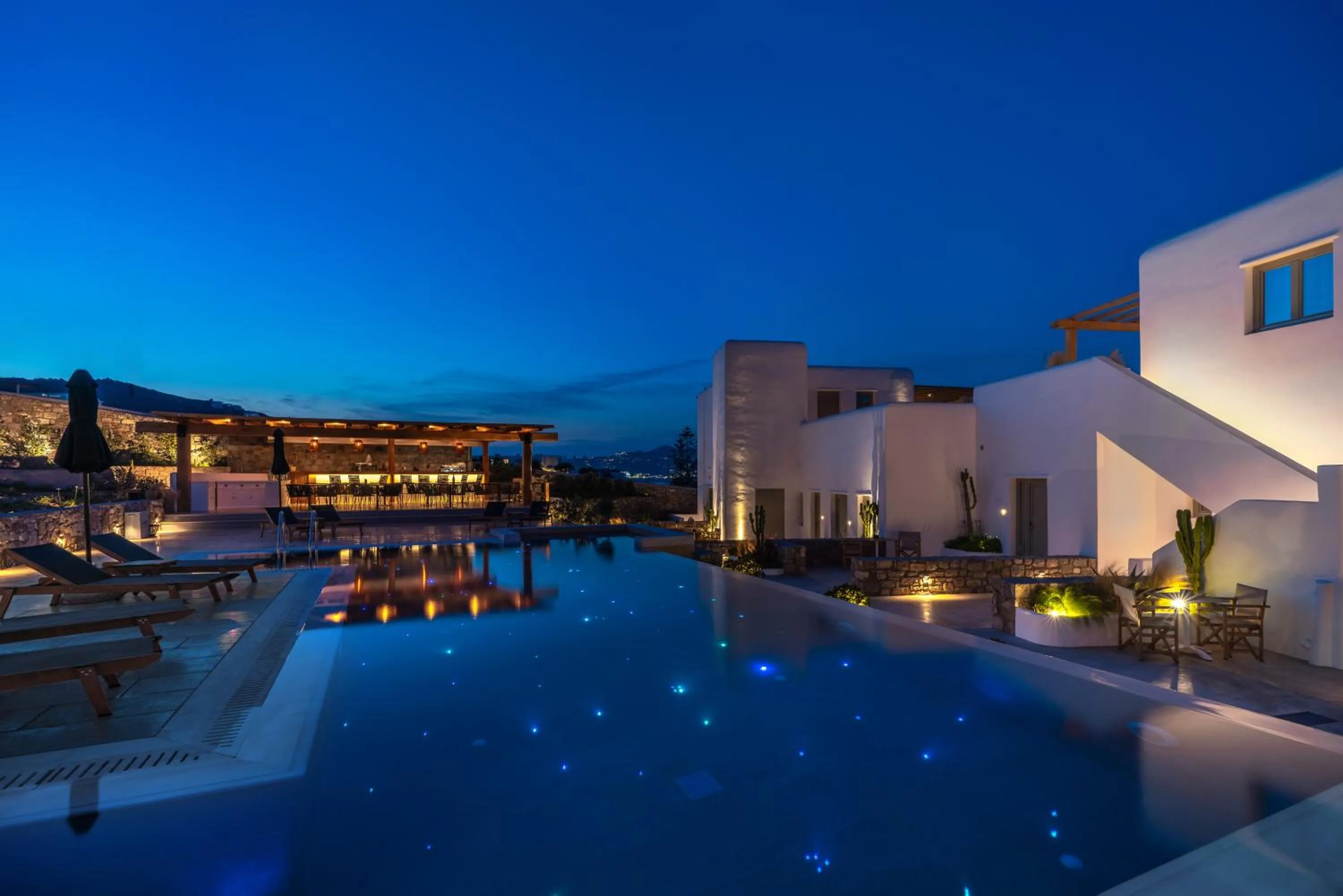Swimming pool in Mykonos Cactus