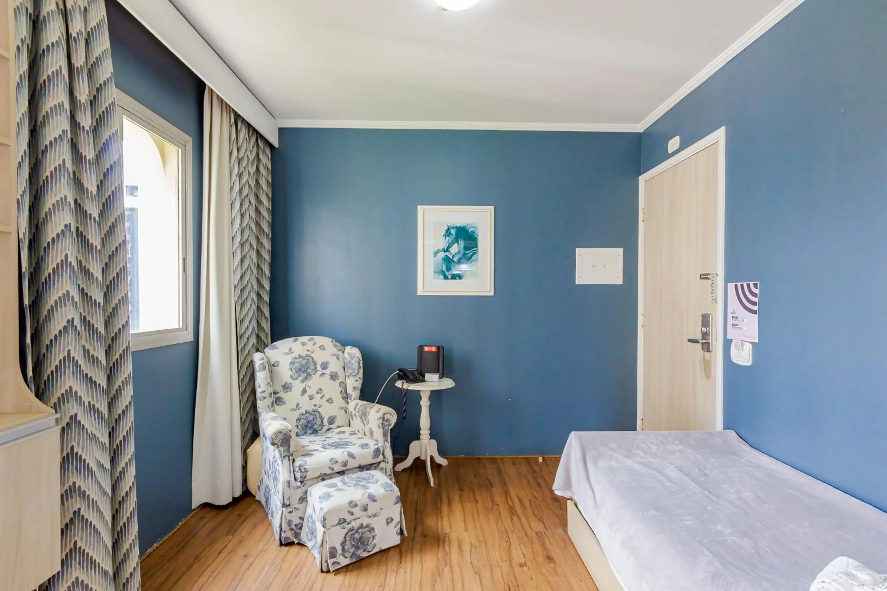 Bedroom, Bed in Paulista Flat