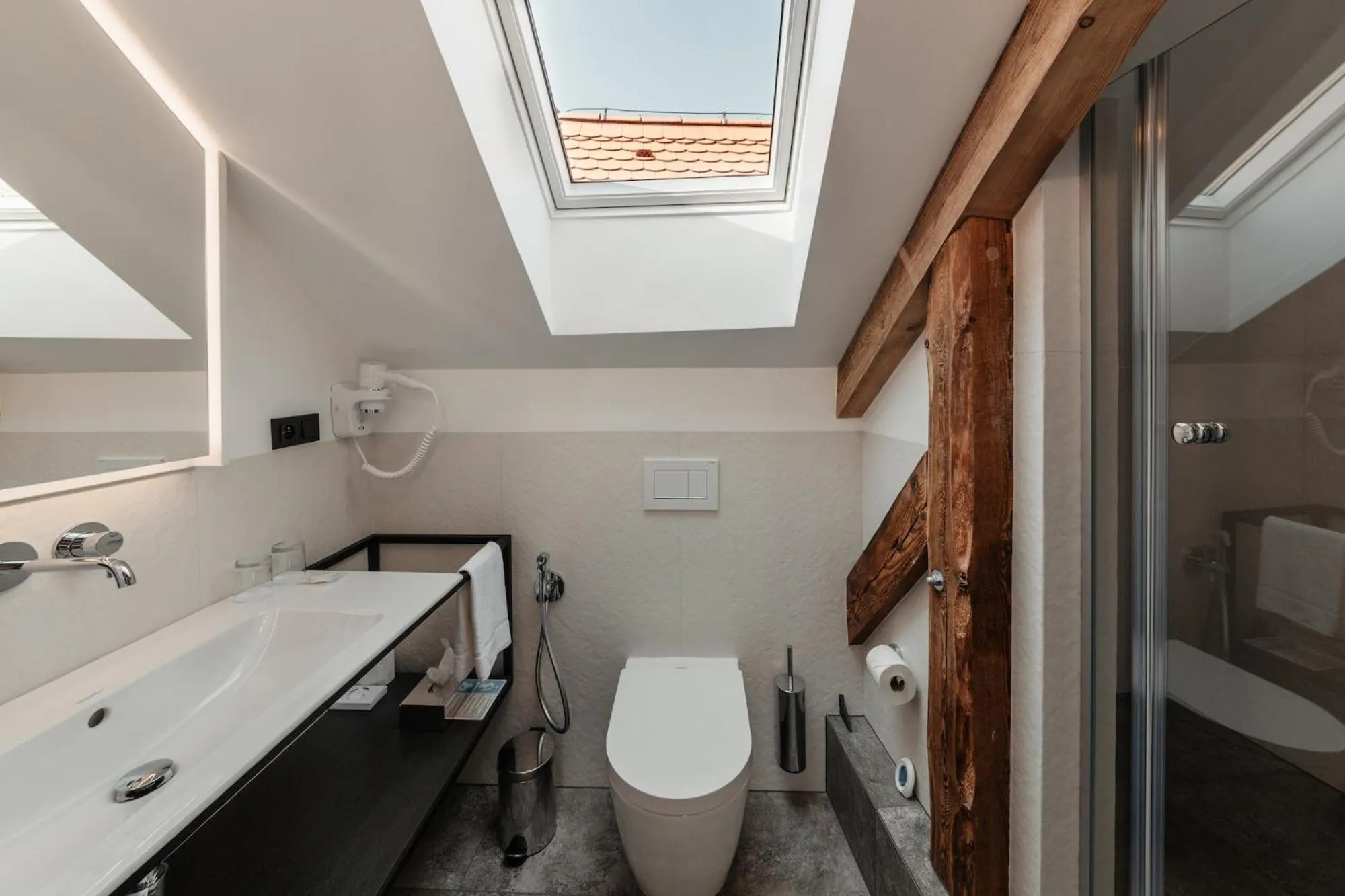 Shower in Hotel Clemar