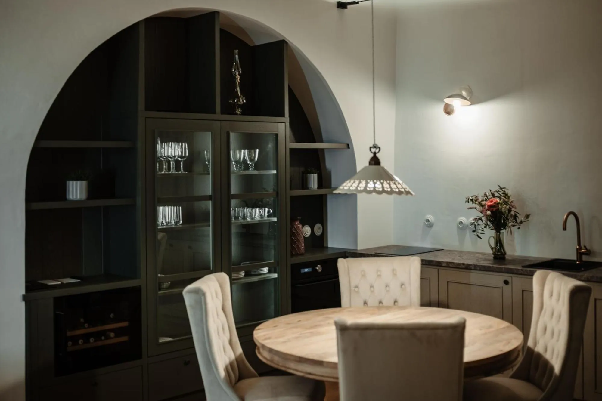 Kitchen or kitchenette in Hotel Clemar