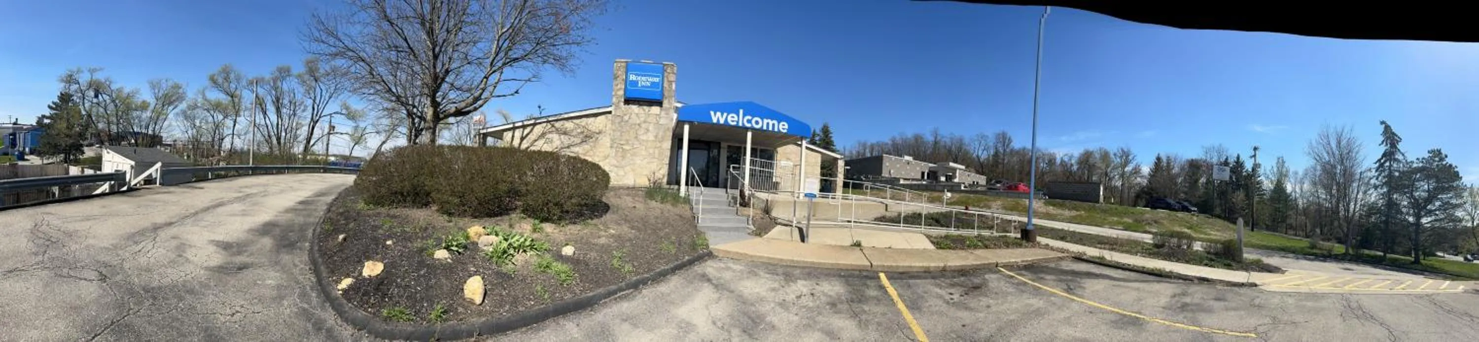 Property building in Rodeway Inn Washington PA