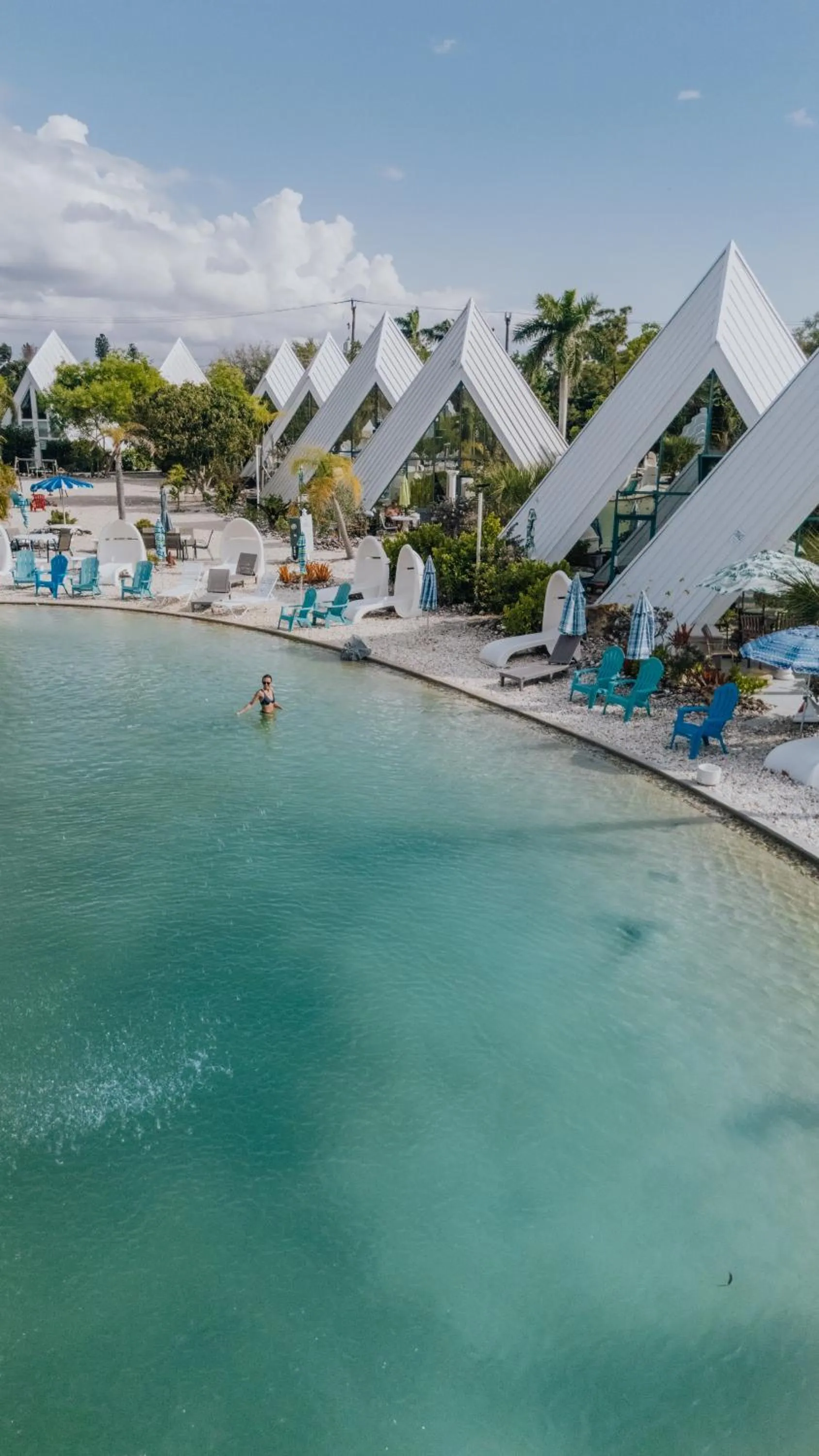 People in Pyramids in Florida