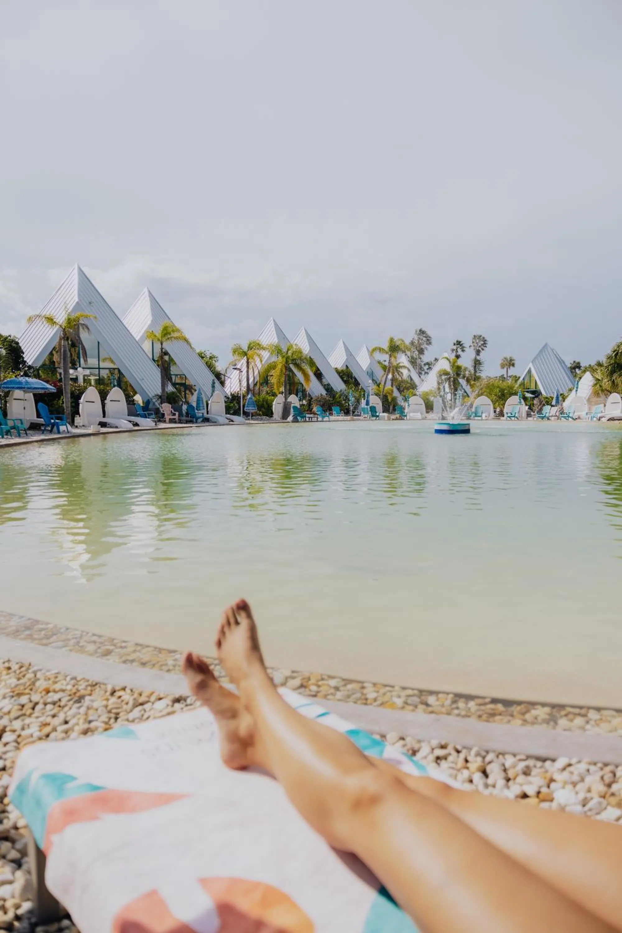 Lake view in Pyramids in Florida