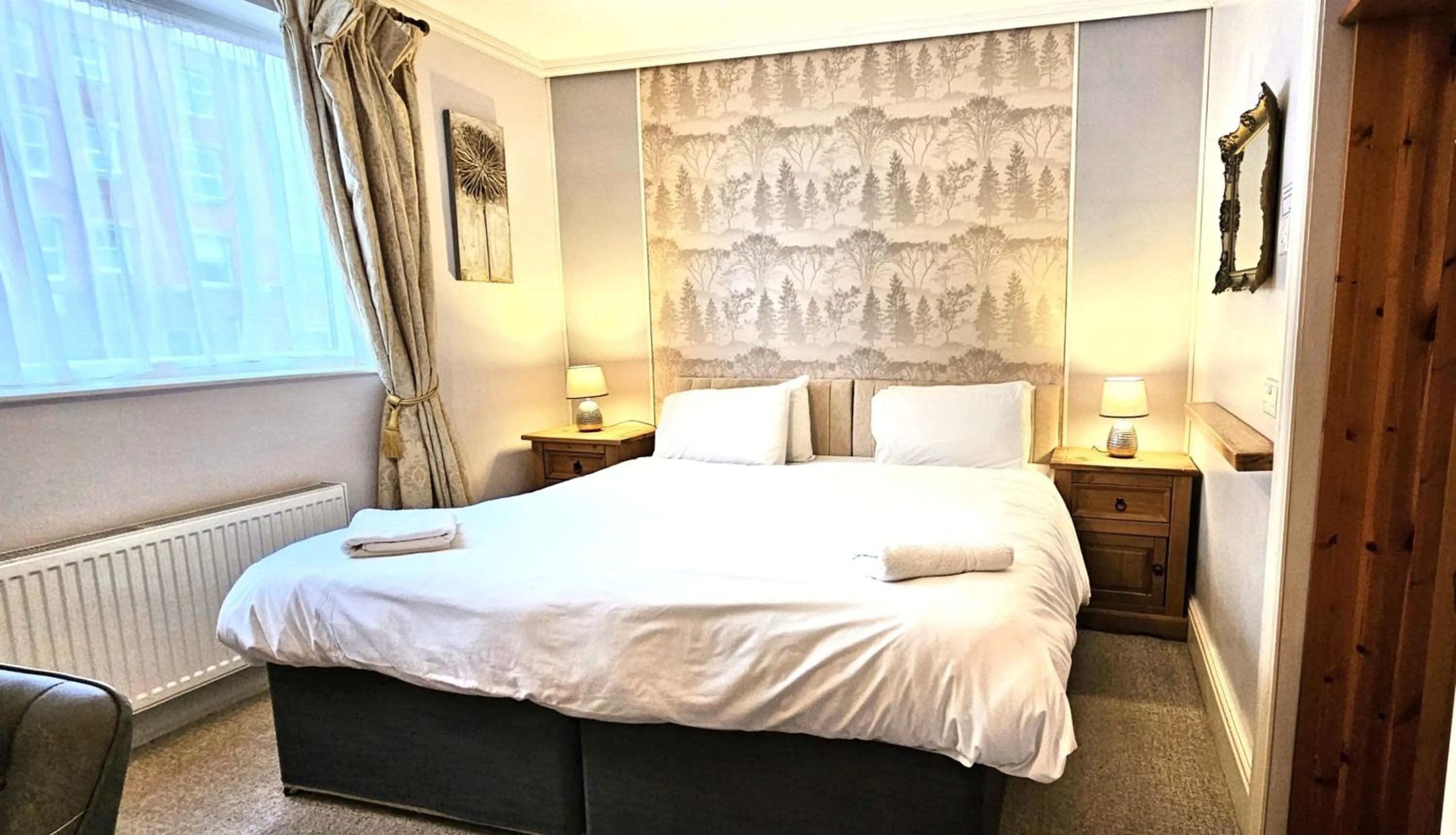 Bed in Dukes Folly Hotel