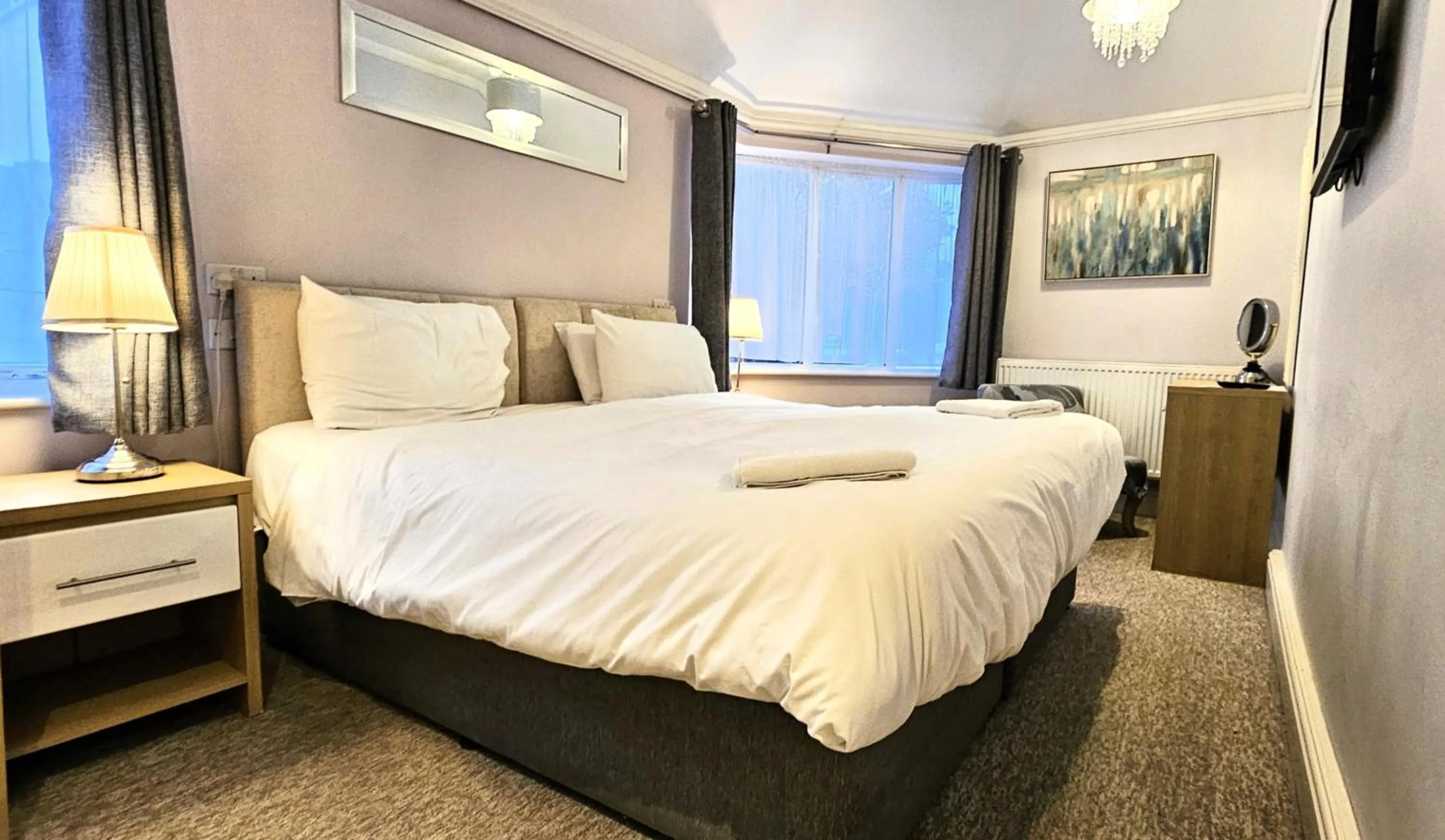 Bed in Dukes Folly Hotel