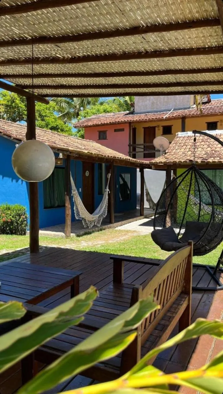 Seating area in Pousada Tropicália