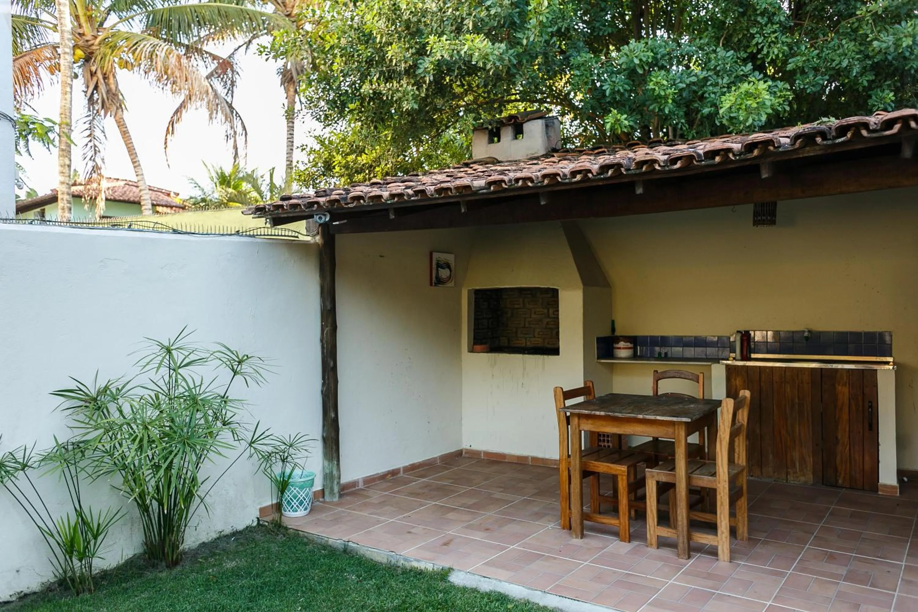 BBQ facilities in Pousada Tropicália