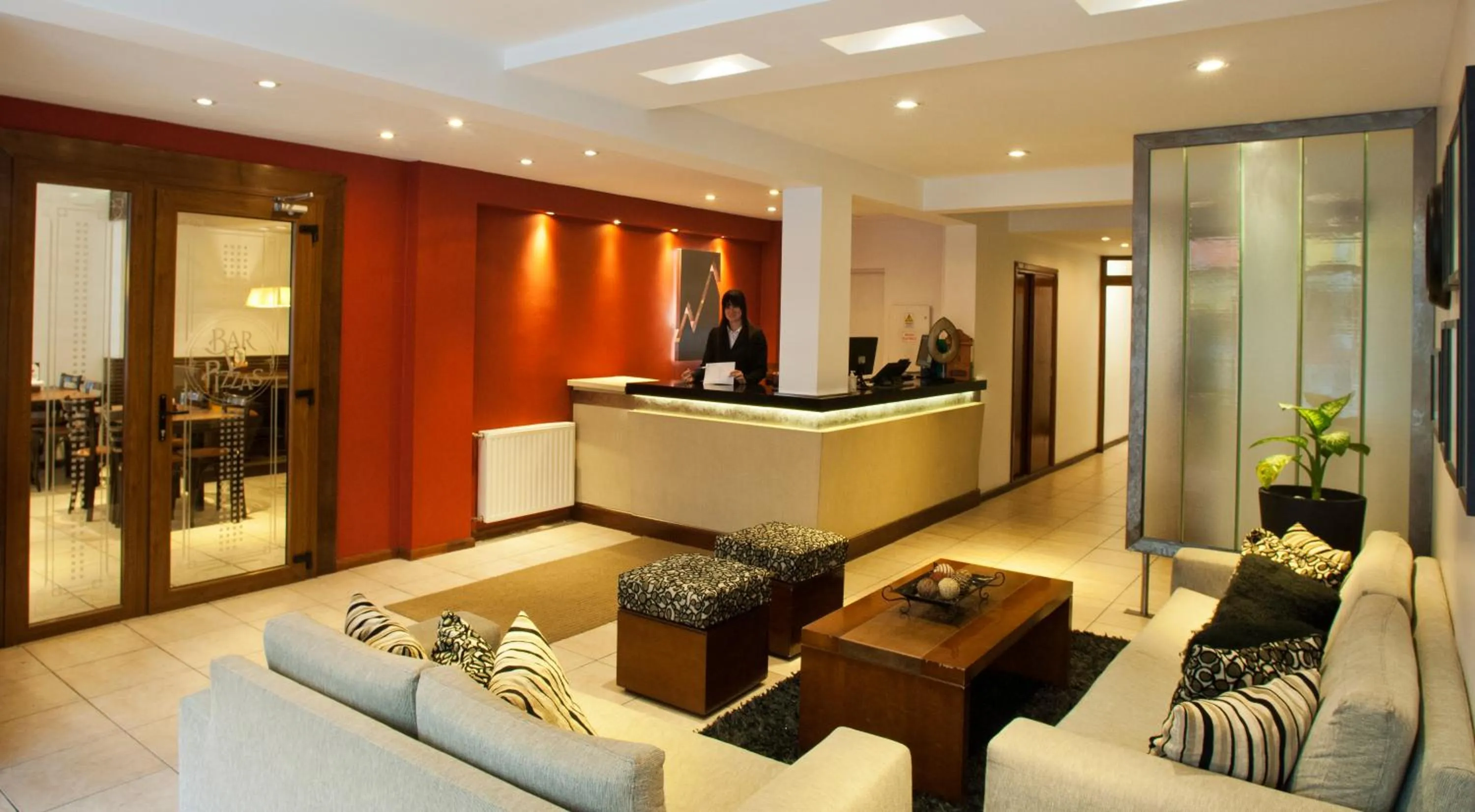 Living room in Hotel De Los Andes