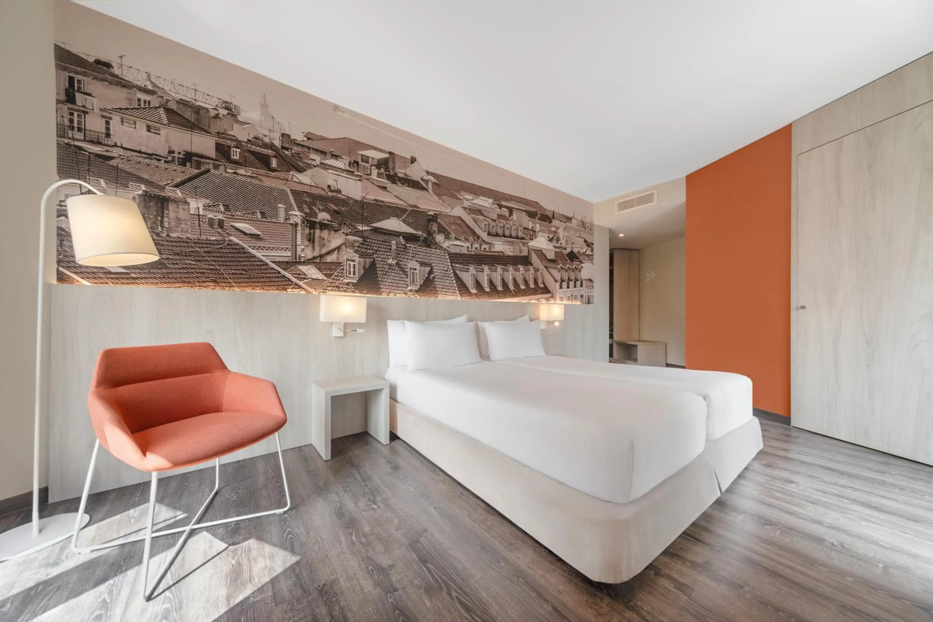 Bedroom, Bed in EXE Liberdade