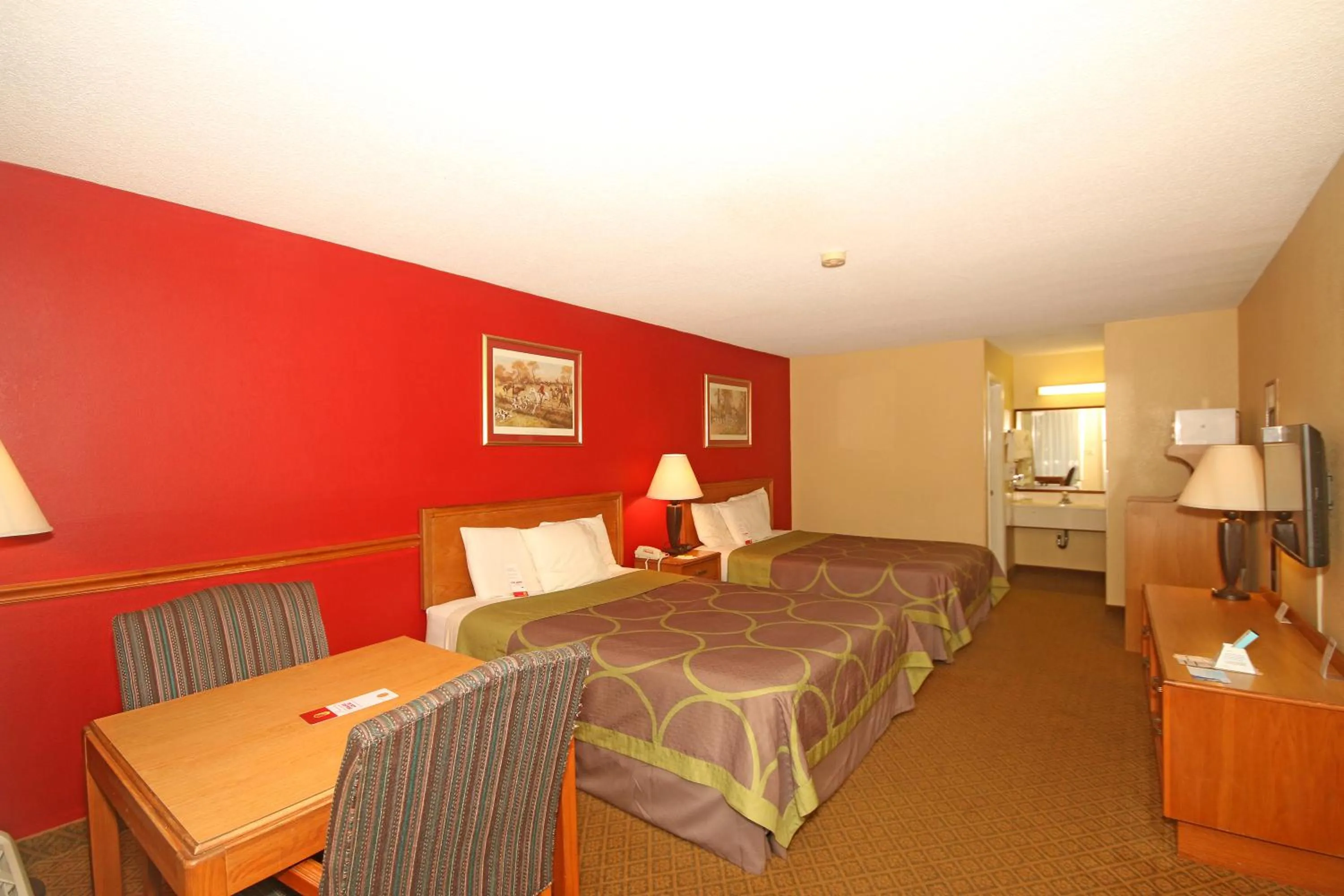 Bed in Super 8 by Wyndham Lancaster