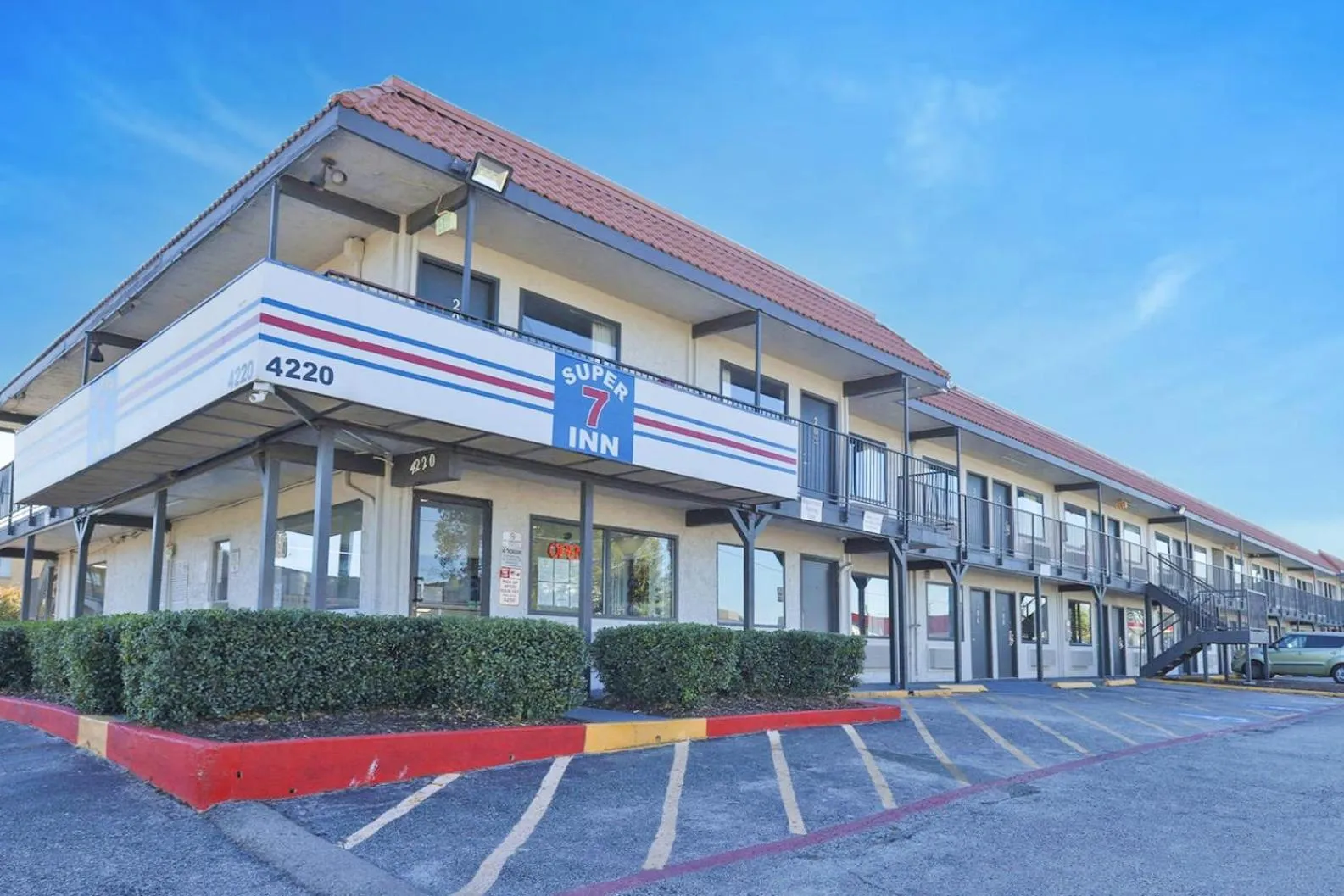 Facade/entrance in Super 7 Inn by Hotel O Dallas I 20