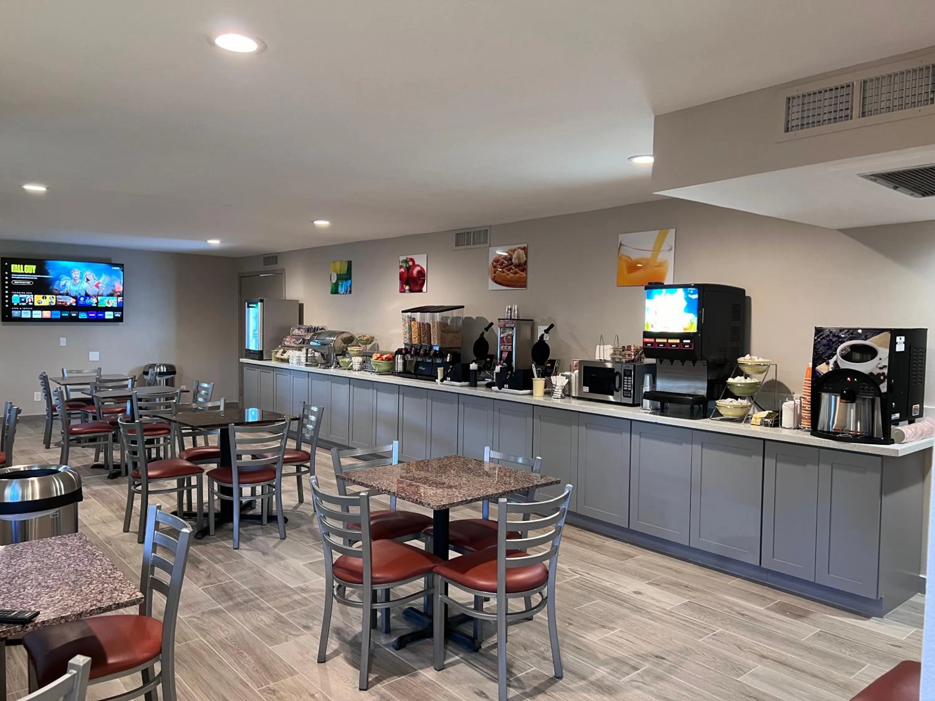 Breakfast in Quality Inn Santa Fe New Mexico