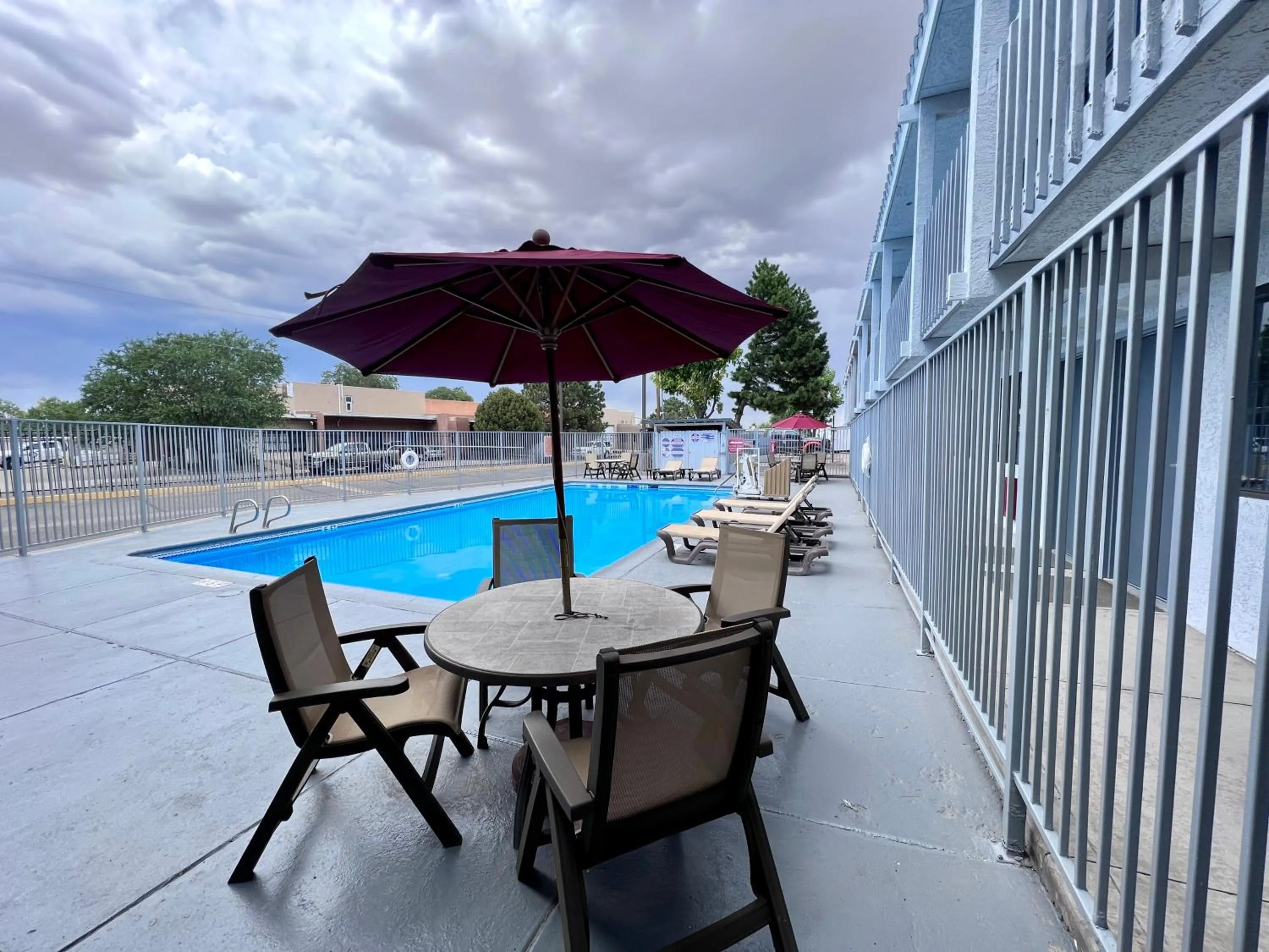 Swimming pool in Quality Inn Santa Fe New Mexico