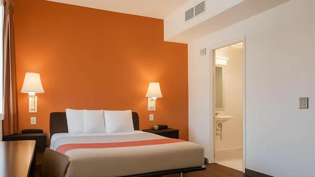 Bed in Motel 6-San Diego, CA - Downtown