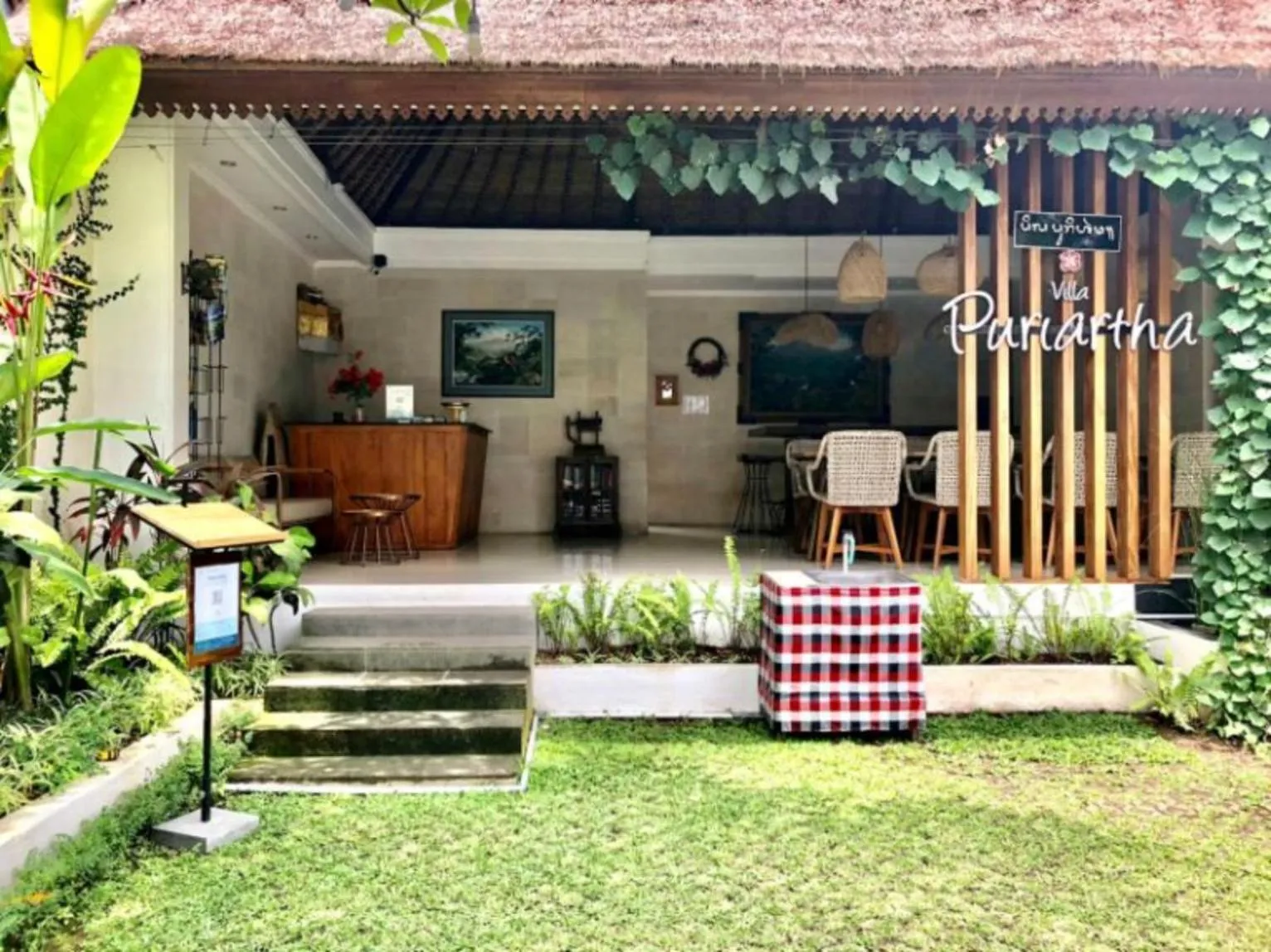 Property building in Villa Puriartha Ubud