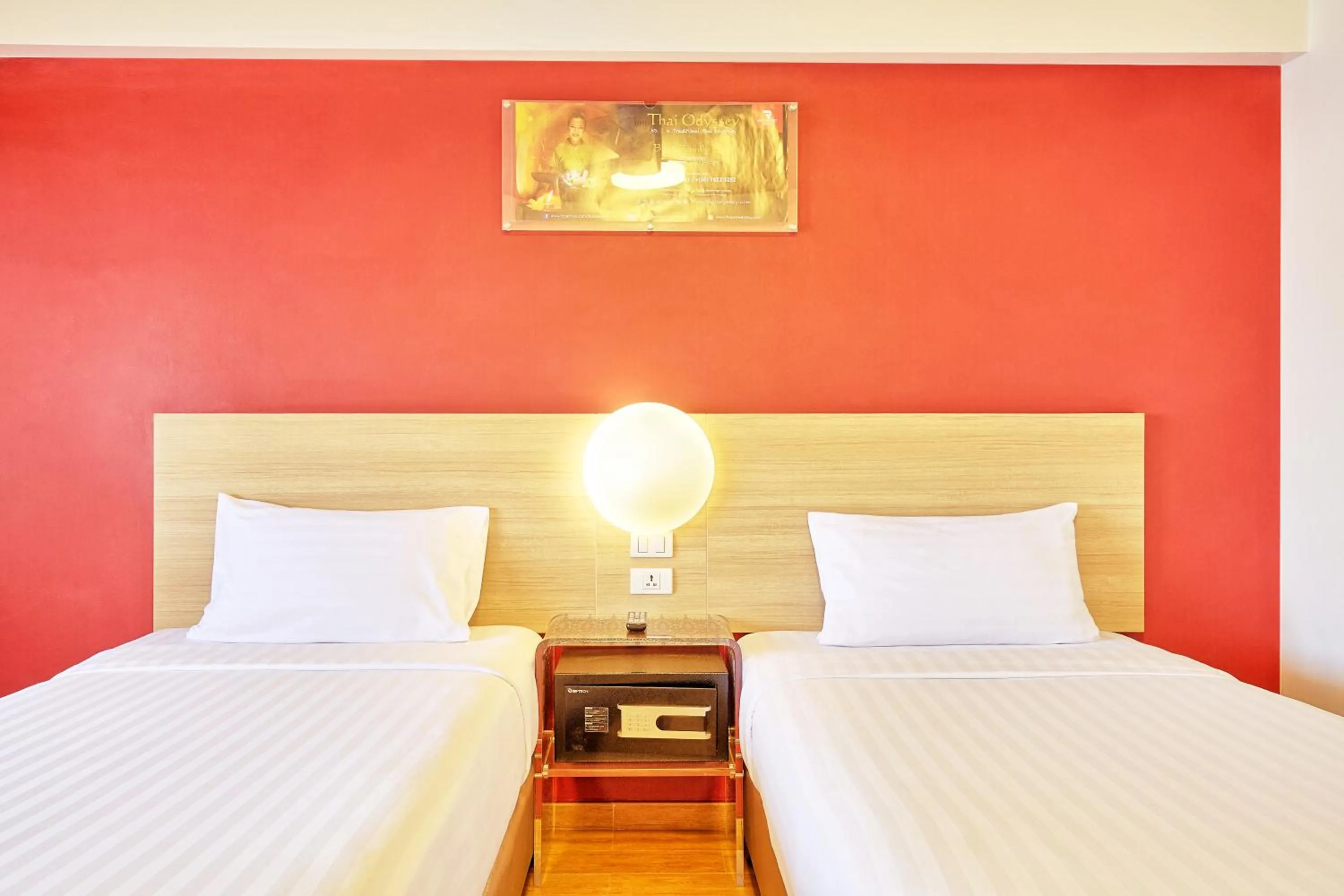 Standard Twin Bed in Red Planet Hat Yai SHA extra plus