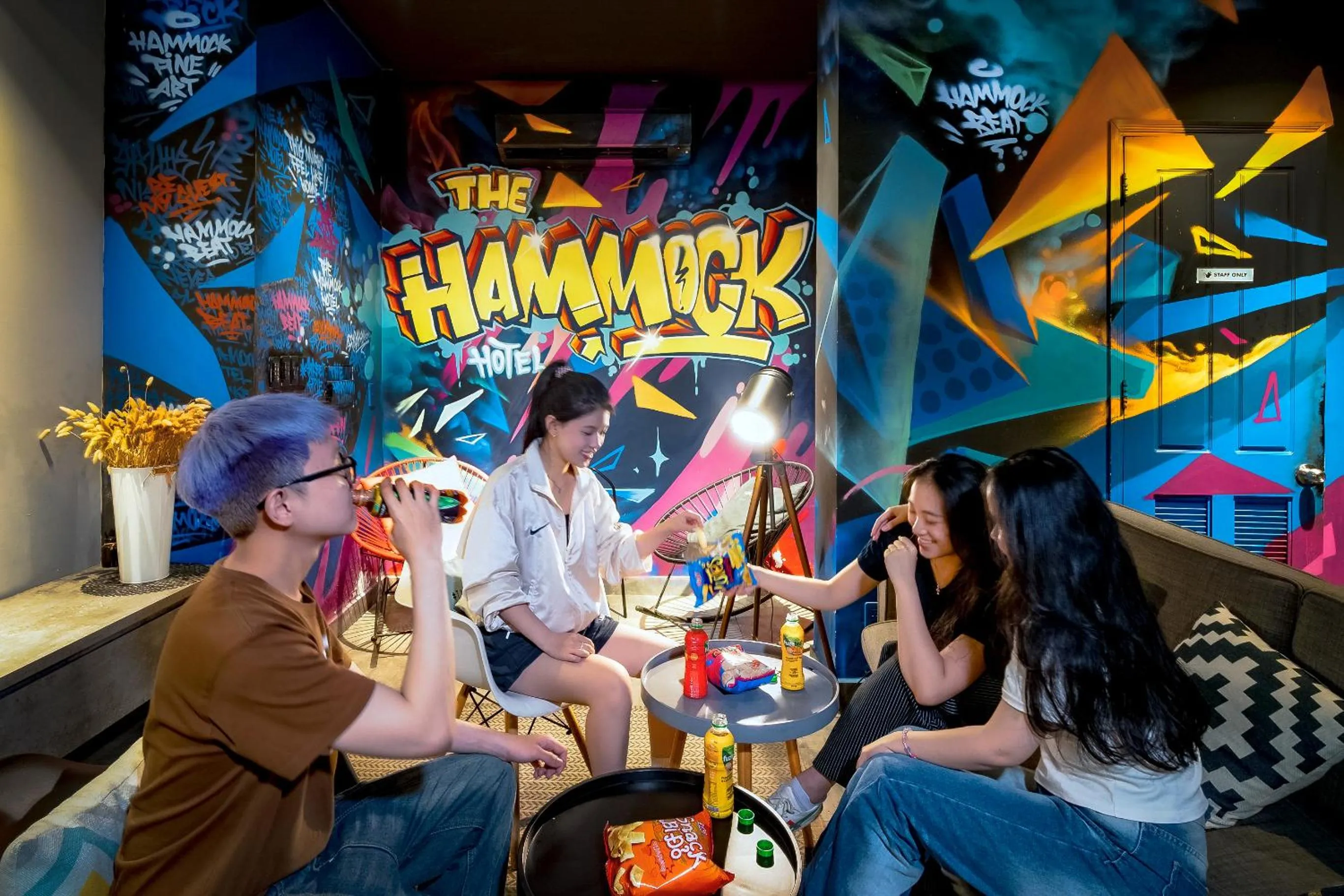 Seating area in The Hammock Hotel Fine Arts Museum