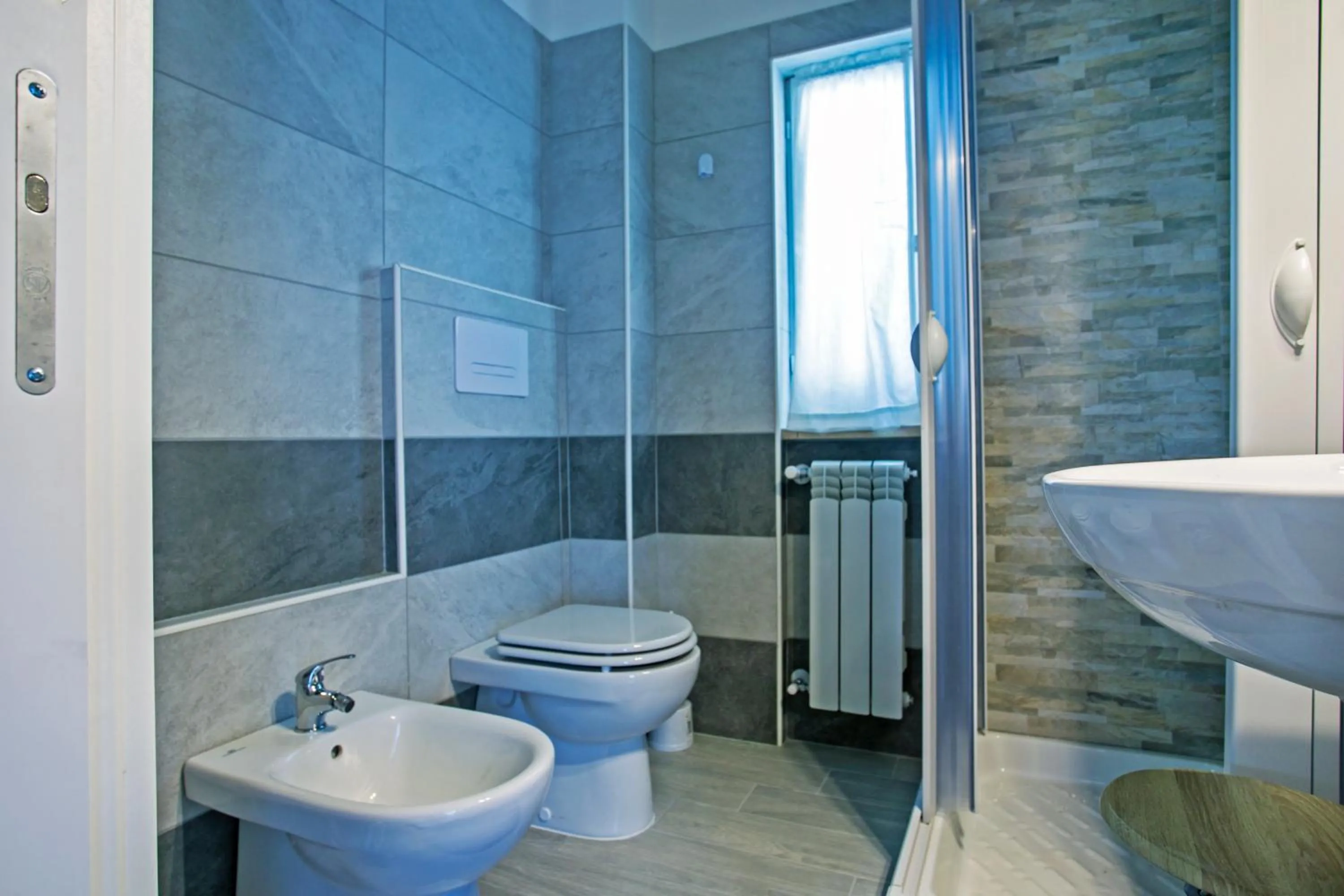 Bathroom in B&B AL BLU