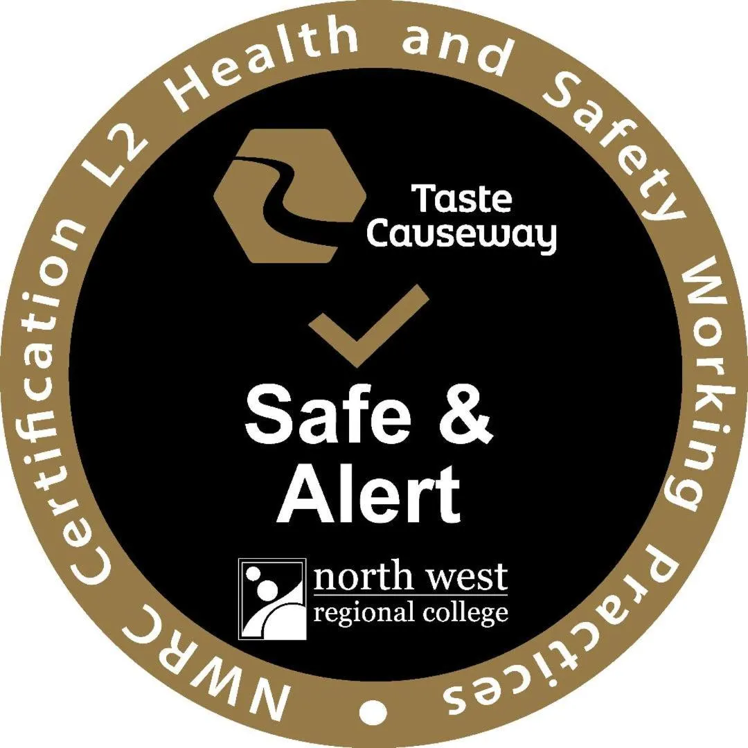 Logo/Certificate/Sign in Glass Island Ballycastle