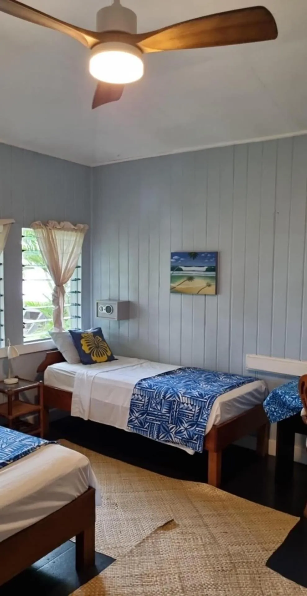 Bed in The Samoan Outrigger Hotel