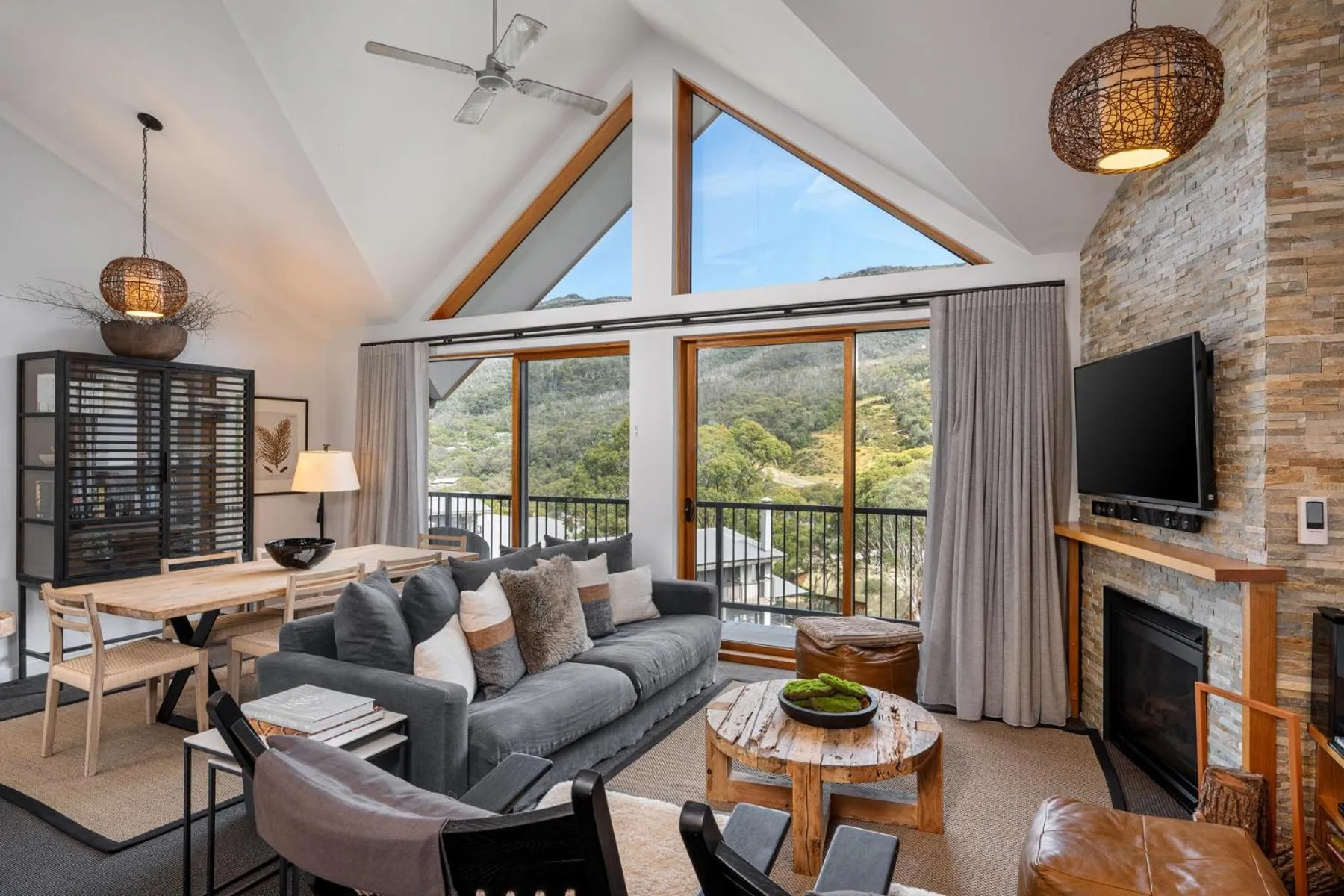 Living room in Snowgoose Apartments
