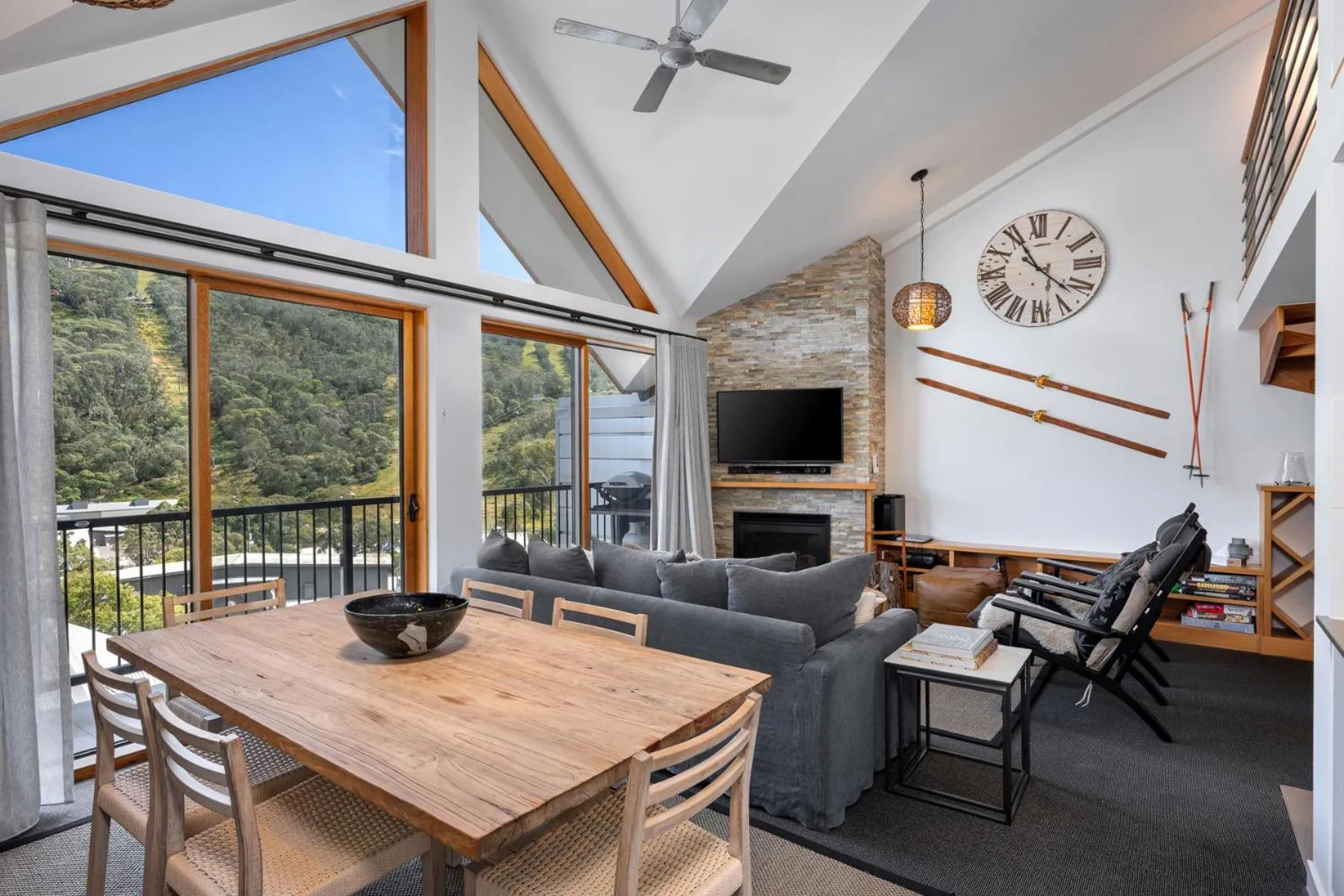 Living room in Snowgoose Apartments