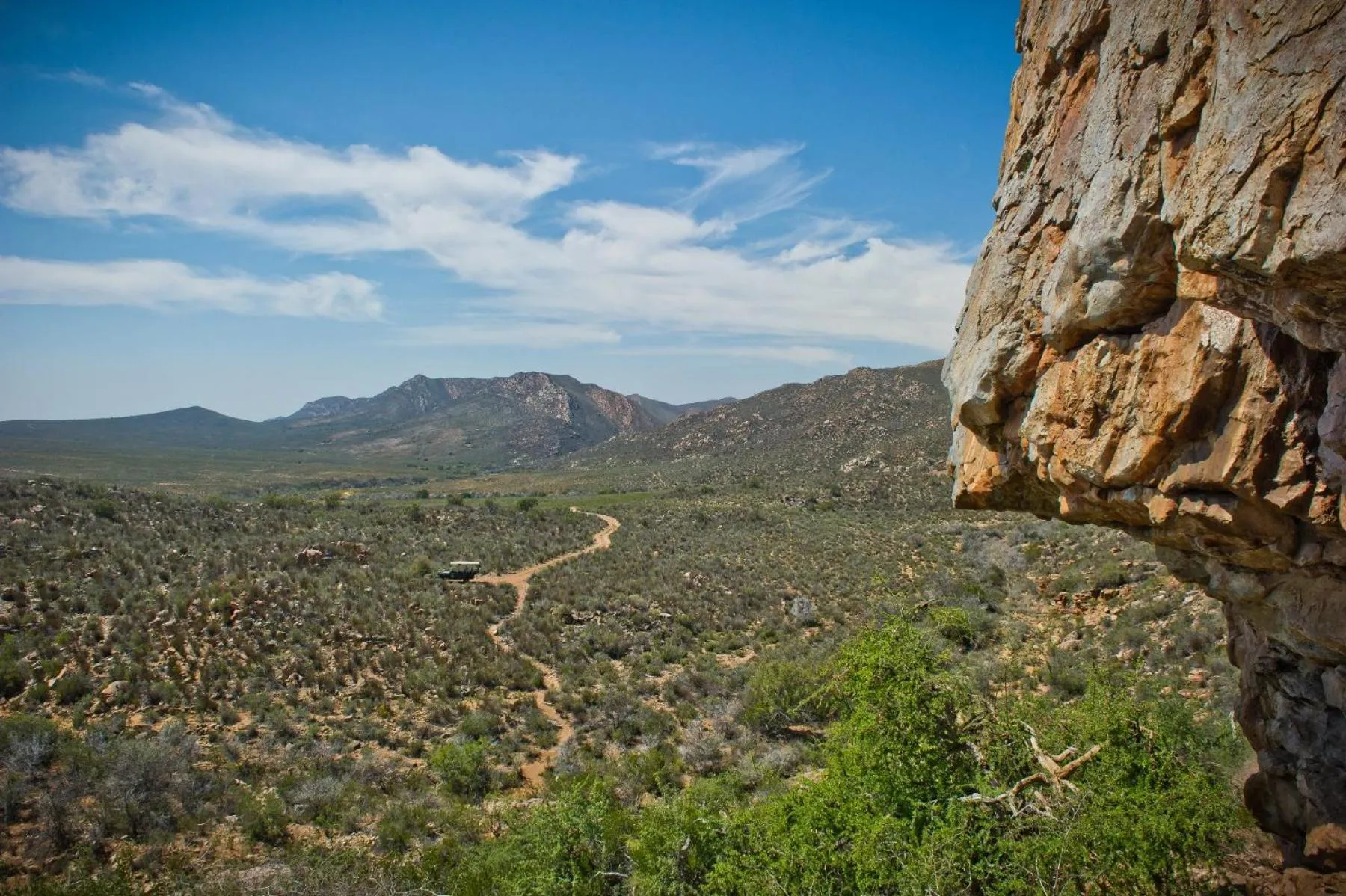Natural landscape in African Game Lodge