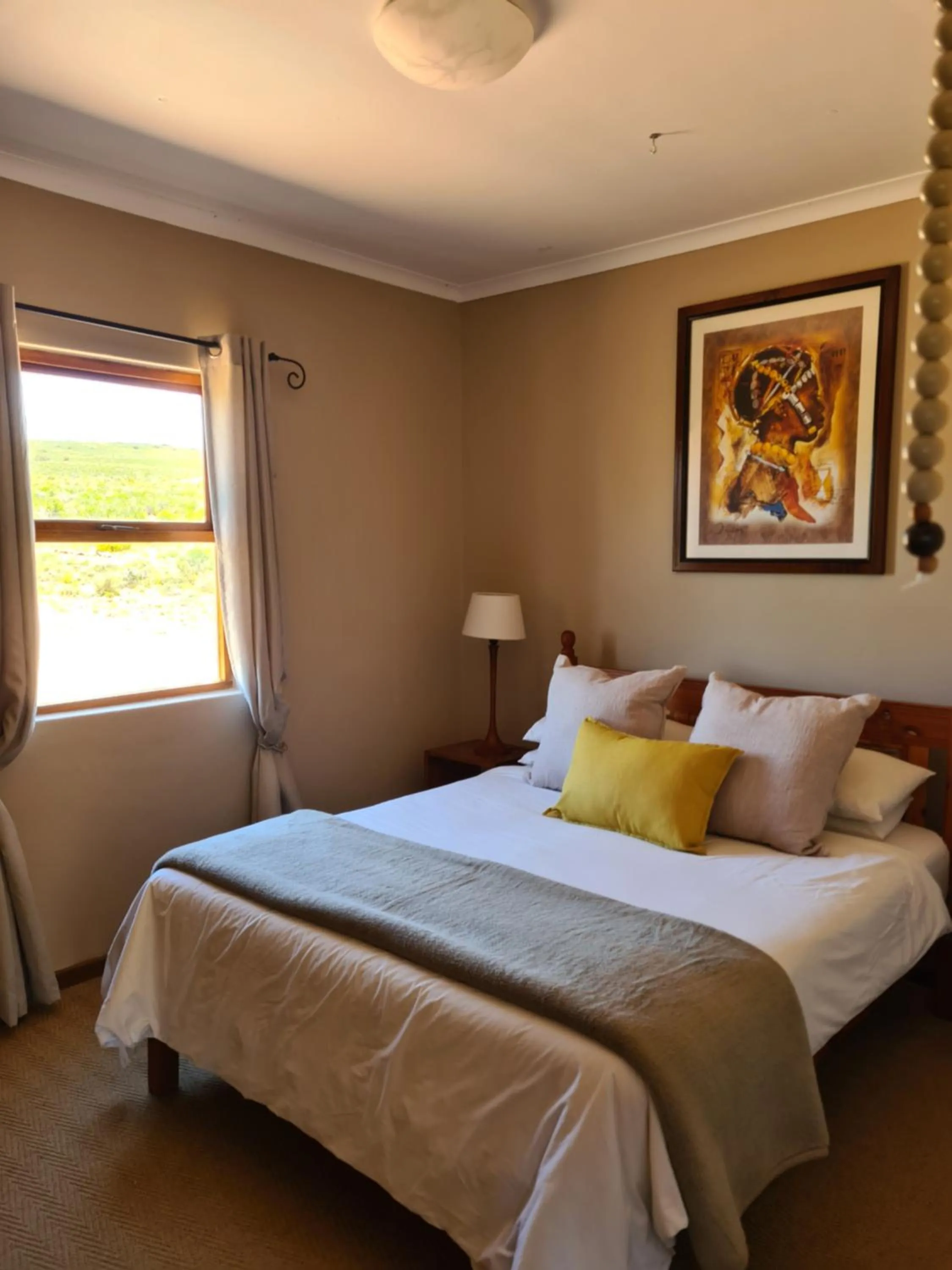 Bedroom, Bed in African Game Lodge