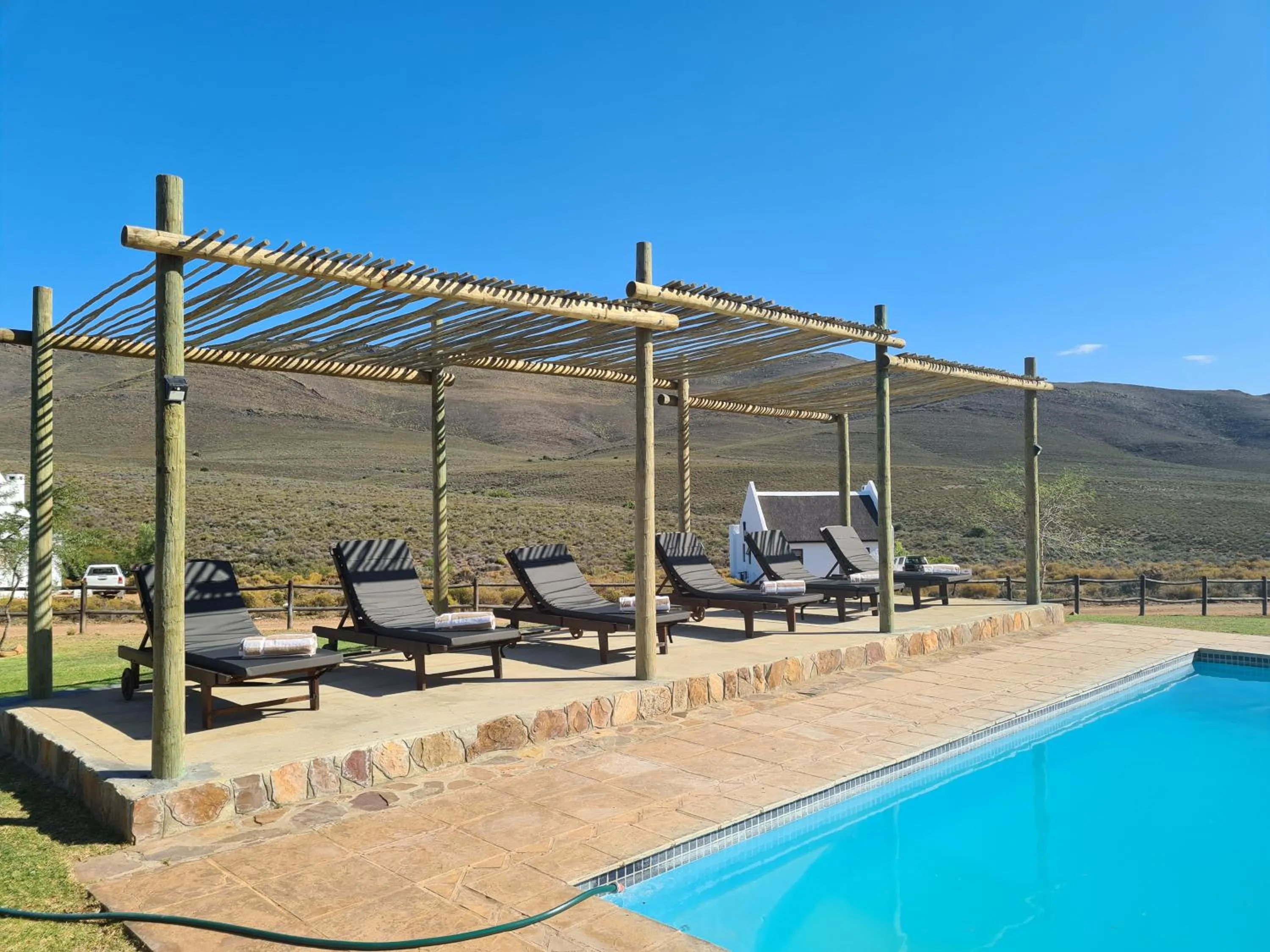 Swimming pool in African Game Lodge