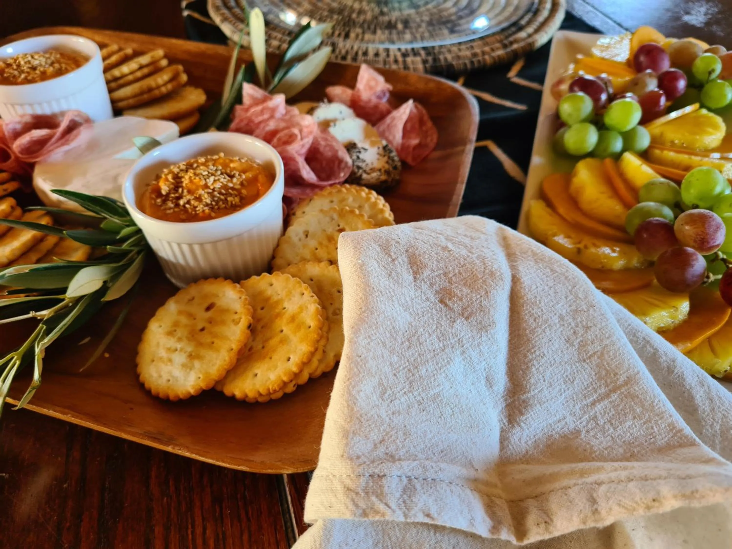 Food close-up in African Game Lodge