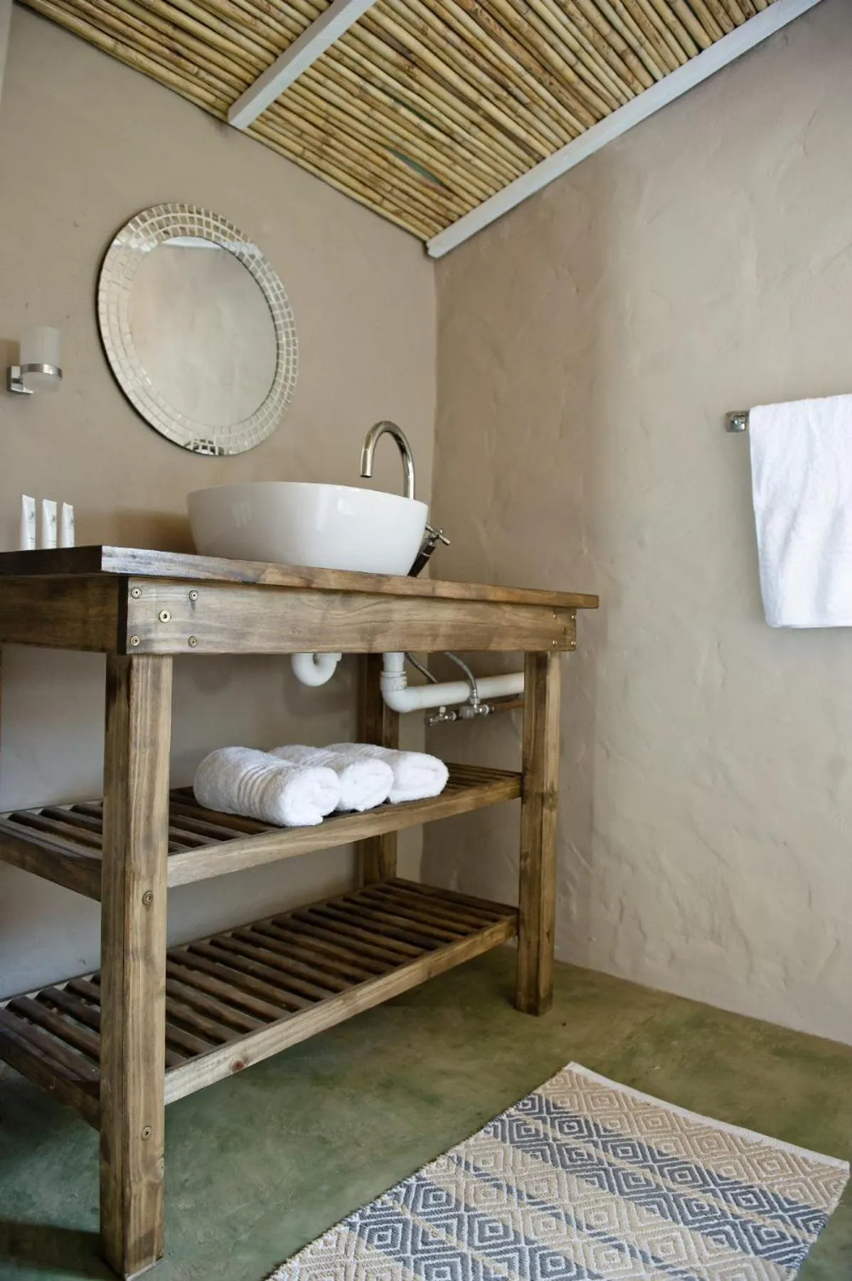 Bathroom in African Game Lodge