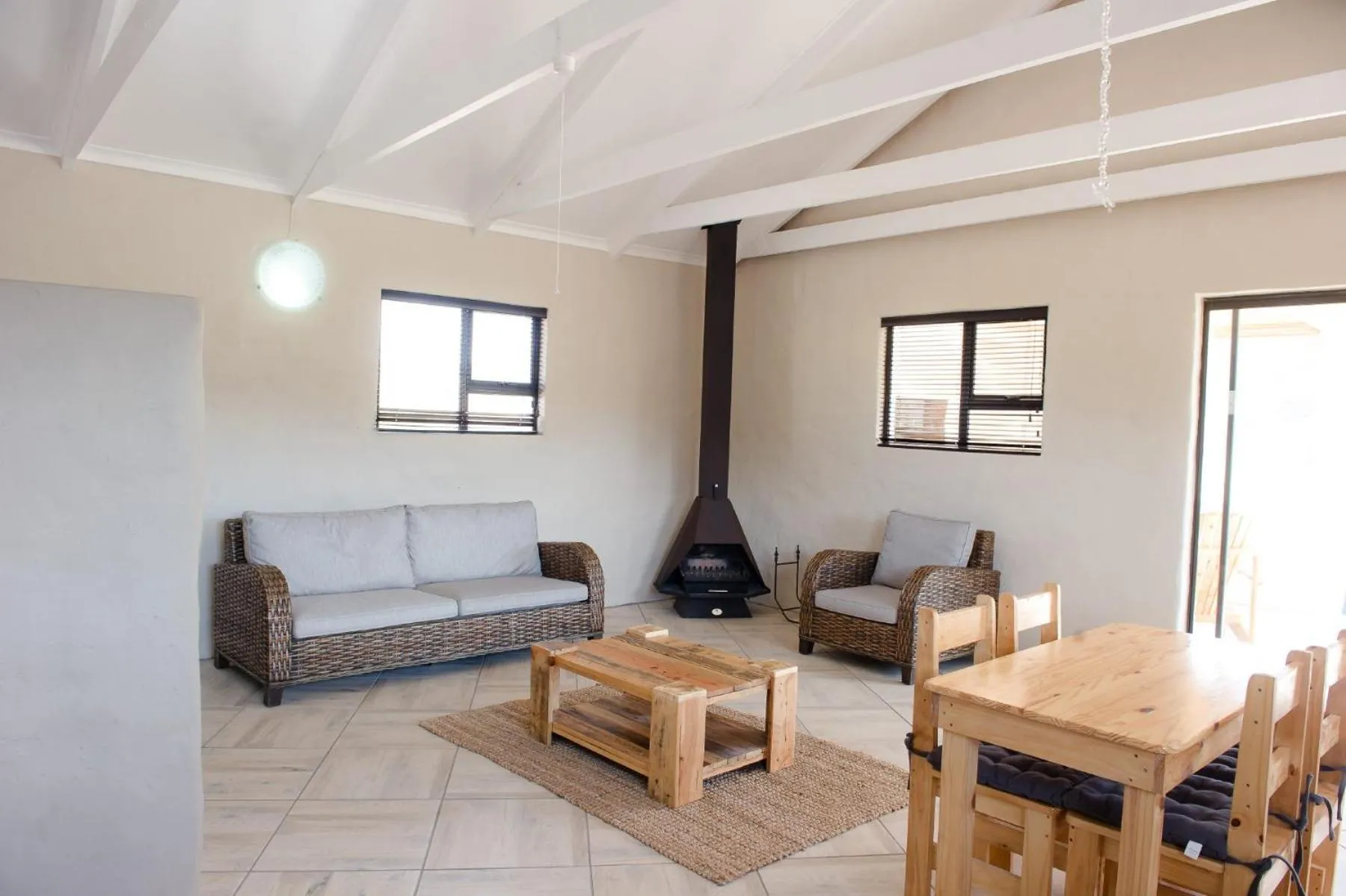 Living room in African Game Lodge