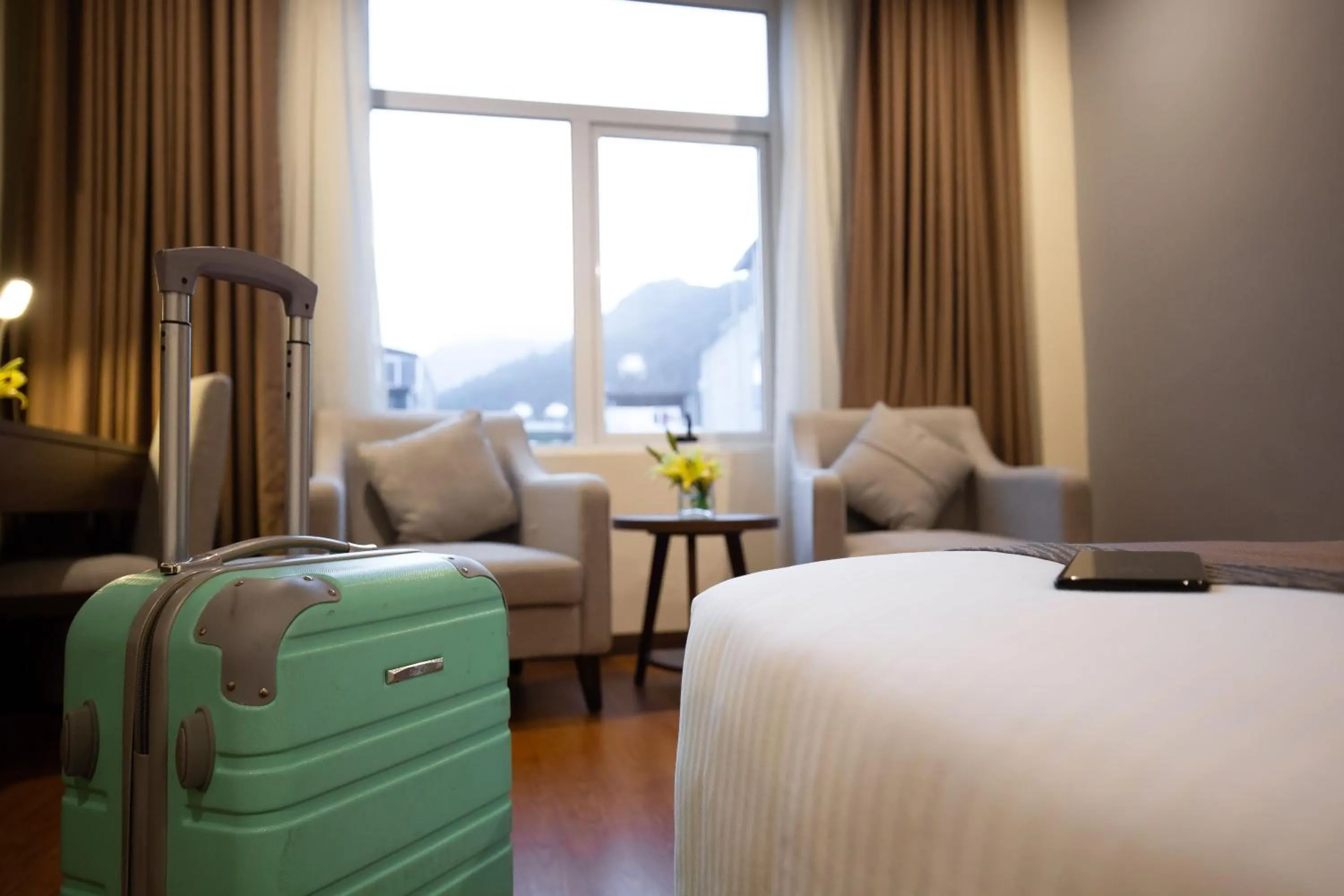 Photo of the whole room, Bed in Muong Thanh Sapa Hotel