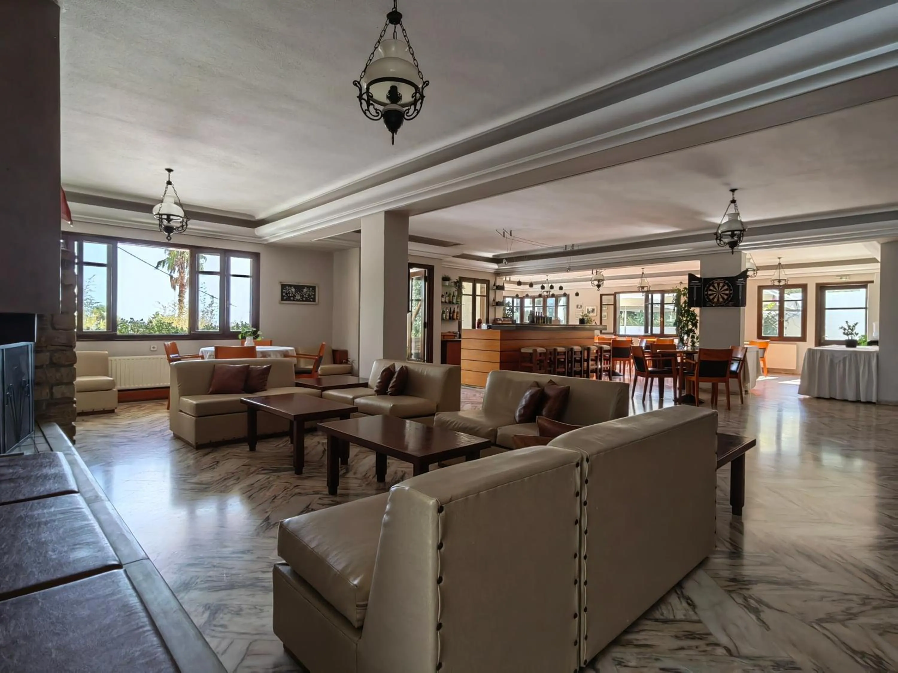 Seating area in Corali Hotel