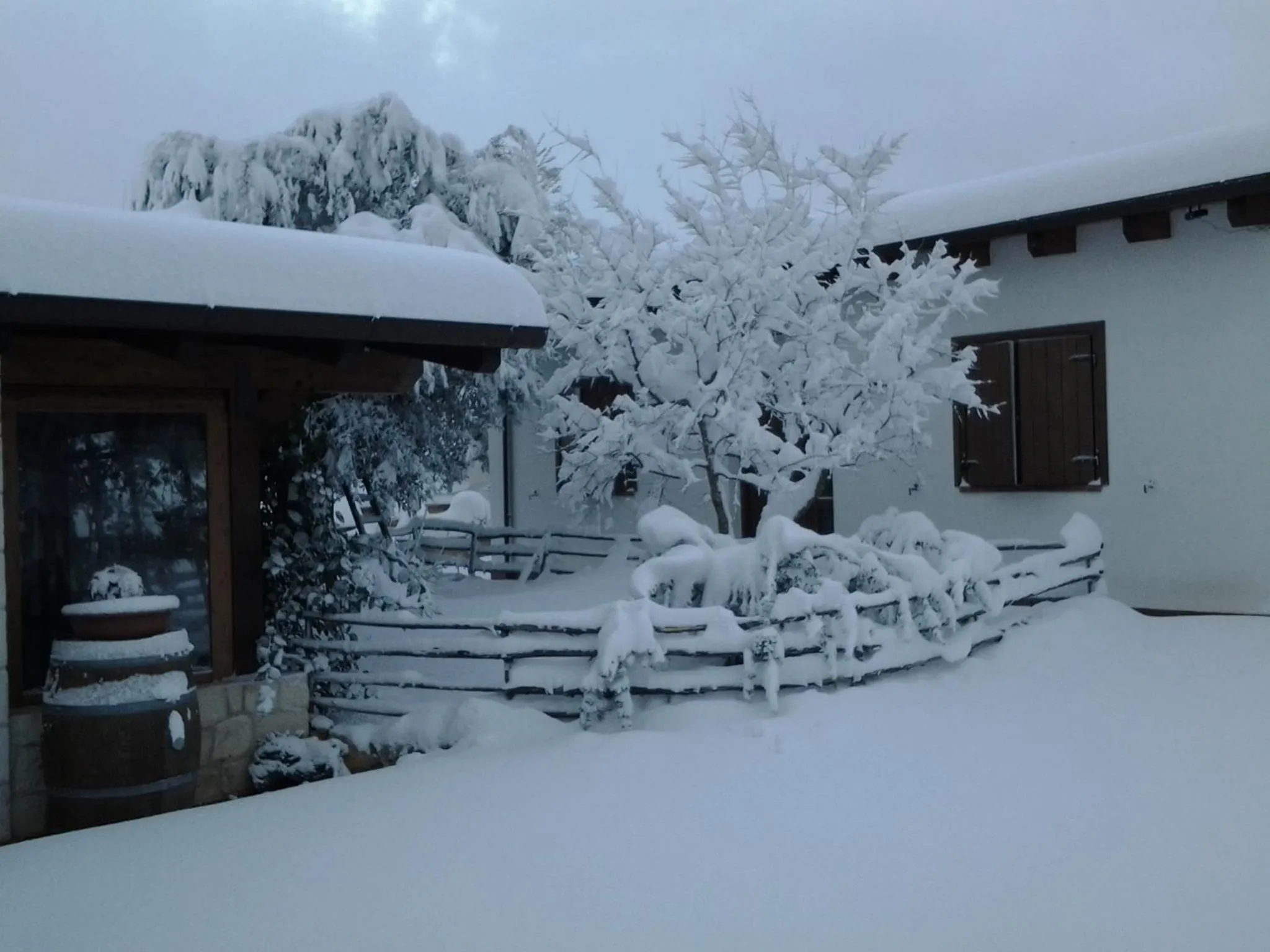 Winter in Bed and Breakfast La Casetta